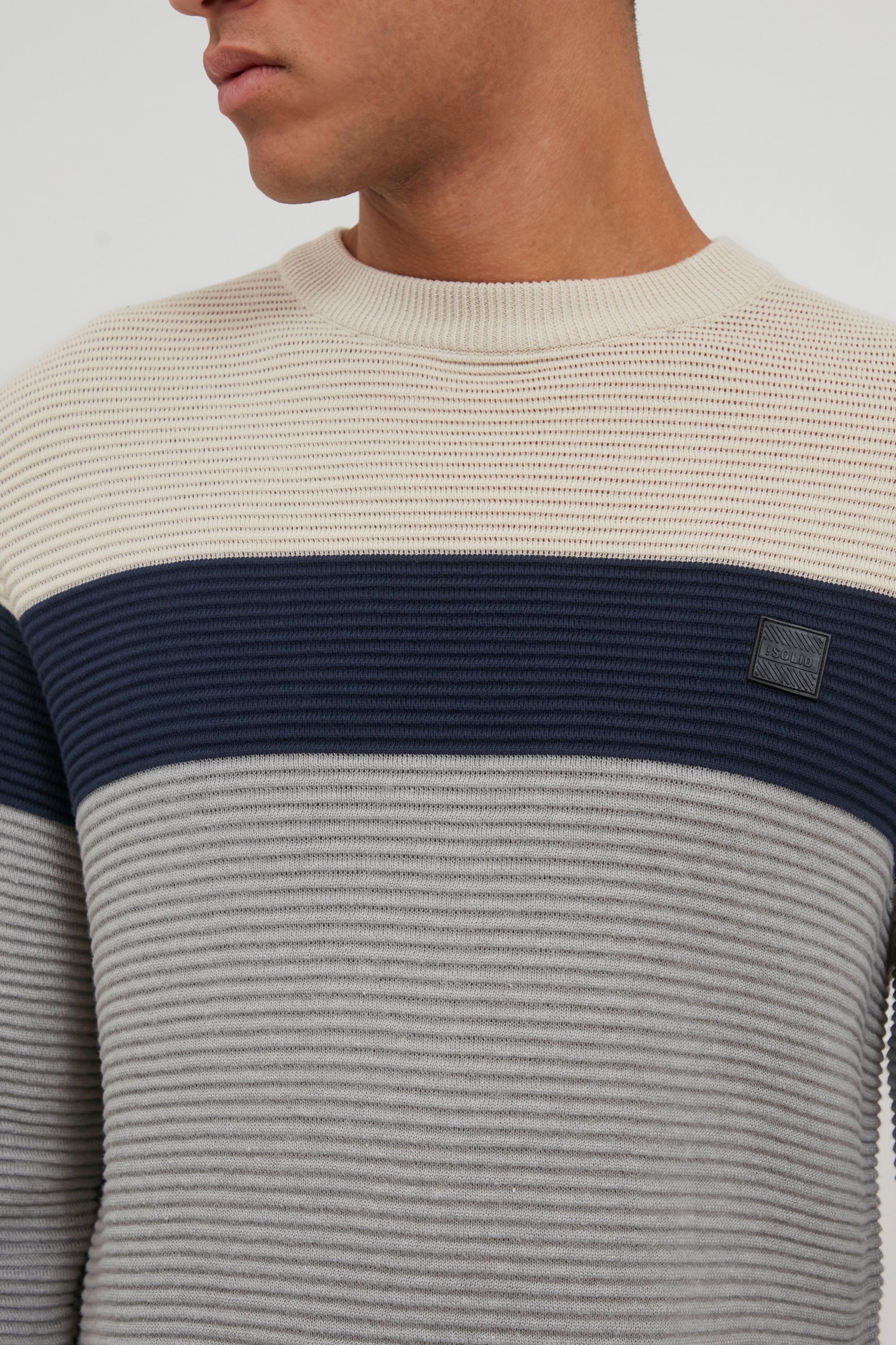 !Solid Strickfleece-Pullover »Strickpullover SDValencia«
