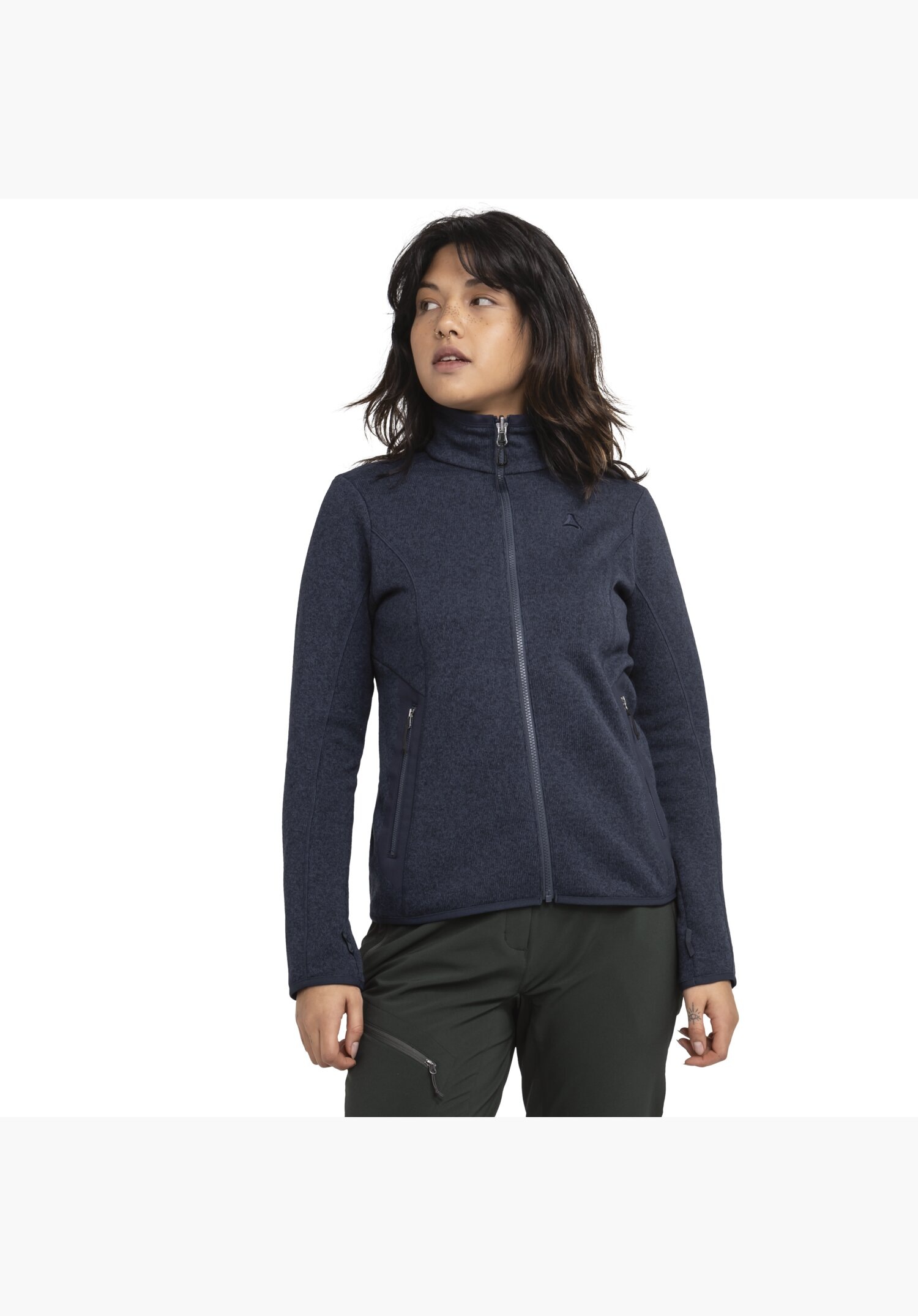 Schöffel Fleecejacke "CIRC Fleece Jk Style Yew WMS" sportlicher Stil, hoher Feuchtigkeitstransport, aus Polyester