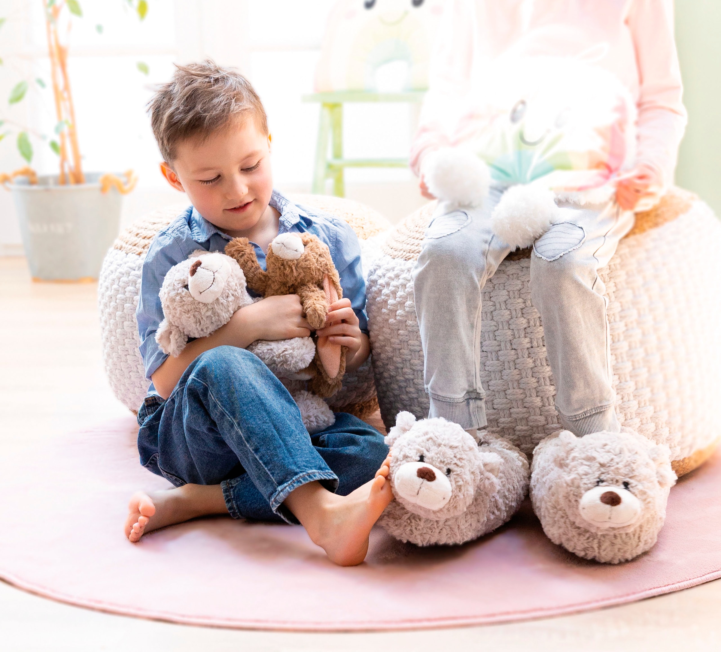 Nici Kuscheltier »Classic Bear, Hase Lopino, 30 cm liegend«, liegend; enthält recyceltes Material (Global Recycled Standard)