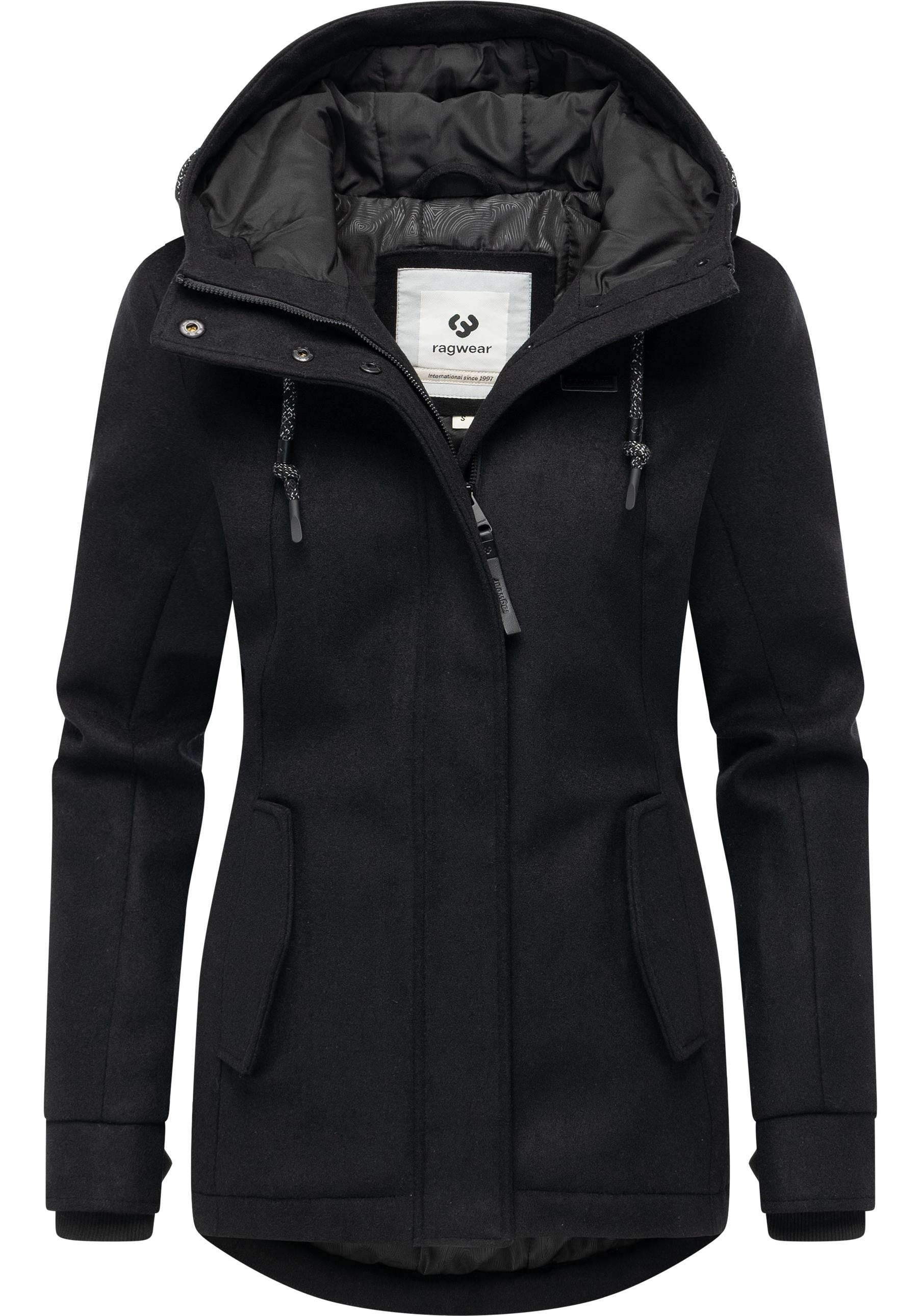 Ragwear Monadde Felt Women's Jacket Black M 3