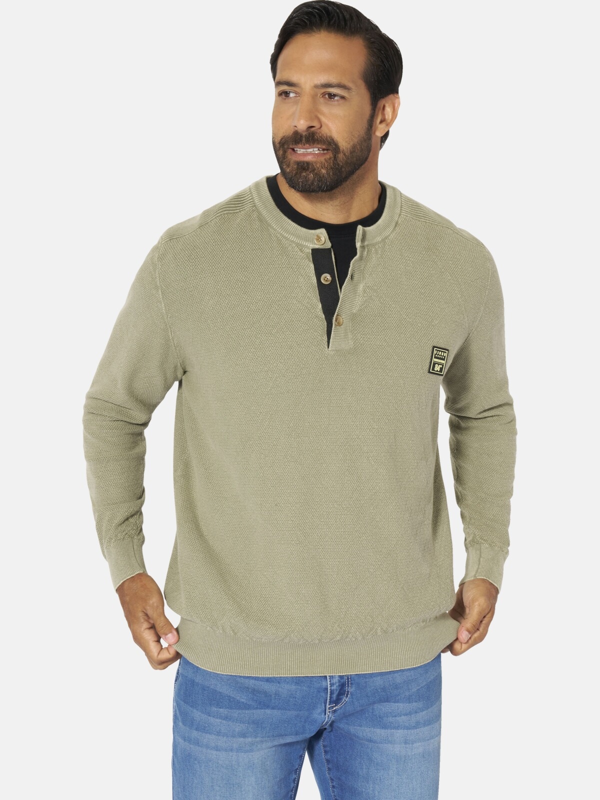 Jan Vanderstorm Strickpullover "Pullover WOLFHARD" günstig online kaufen