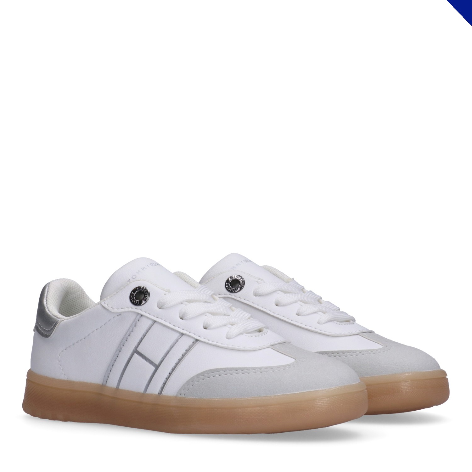 Tommy Hilfiger Sneaker Retro Sneaker, Freizeitschuh, Schnürschuh mit Nieten günstig online kaufen