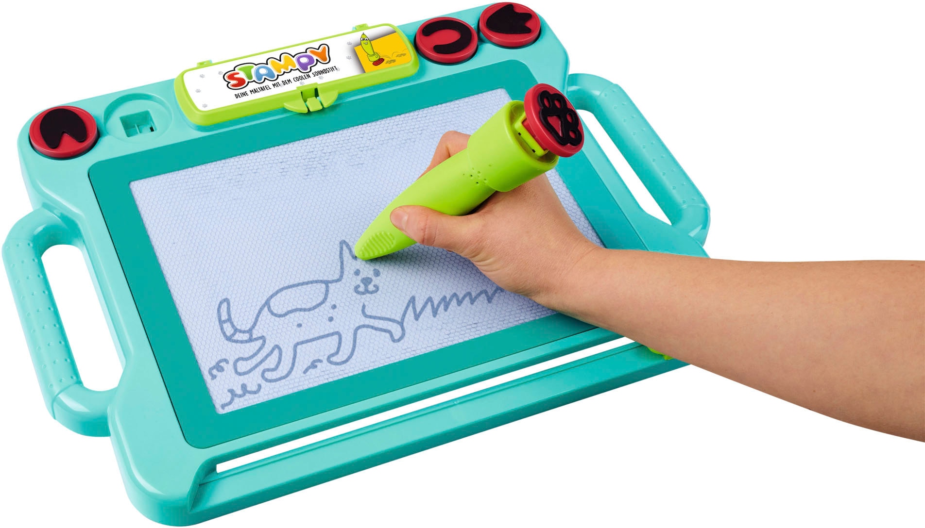 SIMBA Zaubertafel »Stampy, Maltafel mit Soundstift«