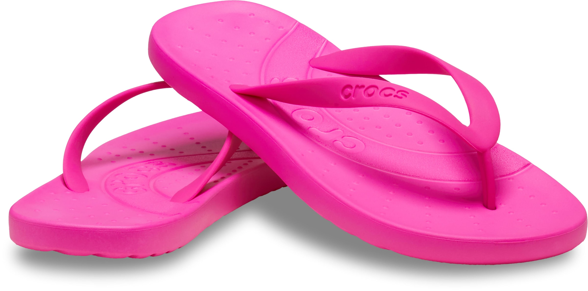 Crocs Zehentrenner "Crocs Flip", Badeschuh, Sandale, Sommerschuh mit weichem Zehensteg