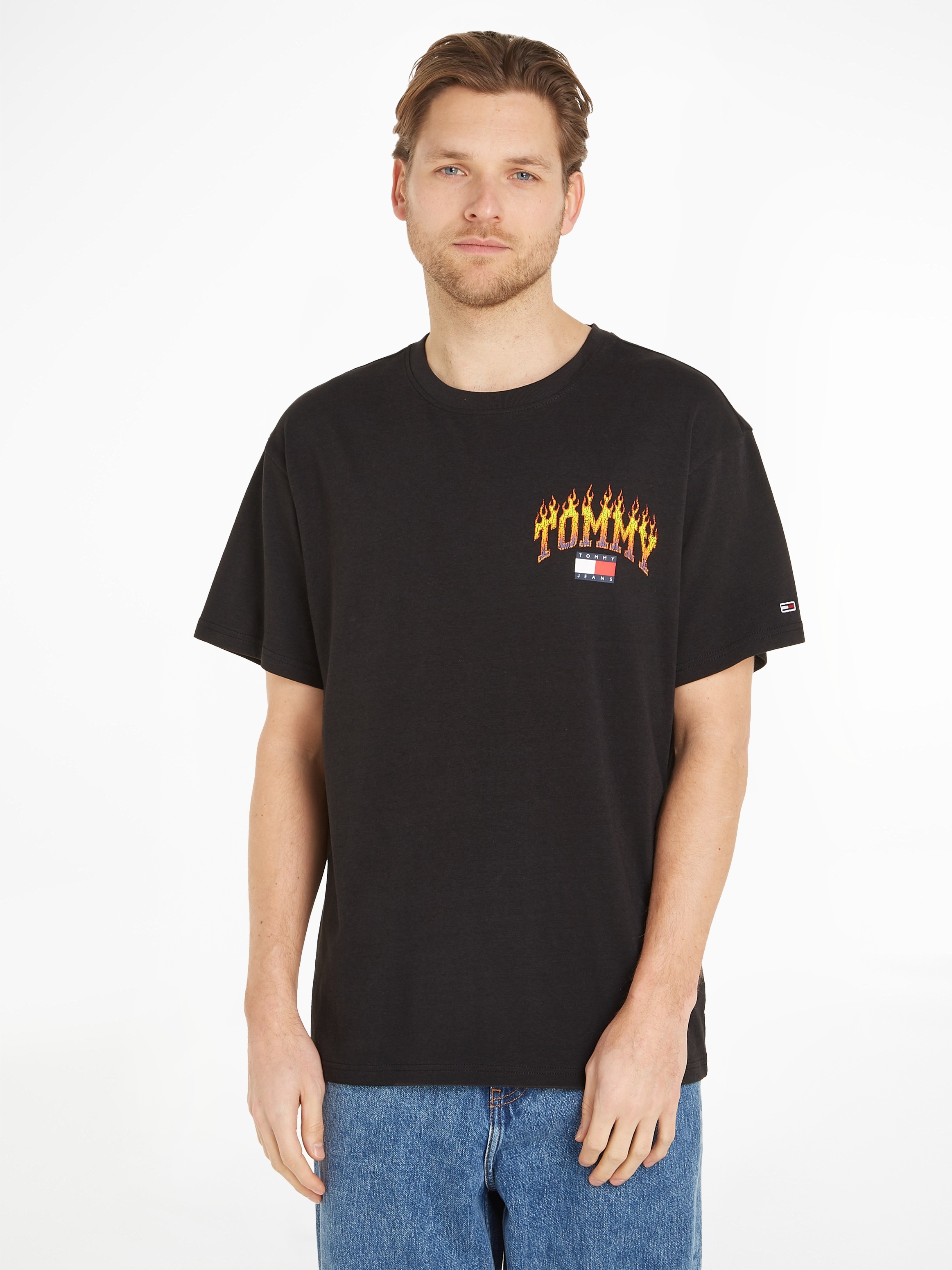 Tommy Jeans T-Shirt "TJM RLX VINTAGE FLAME TEE" günstig online kaufen