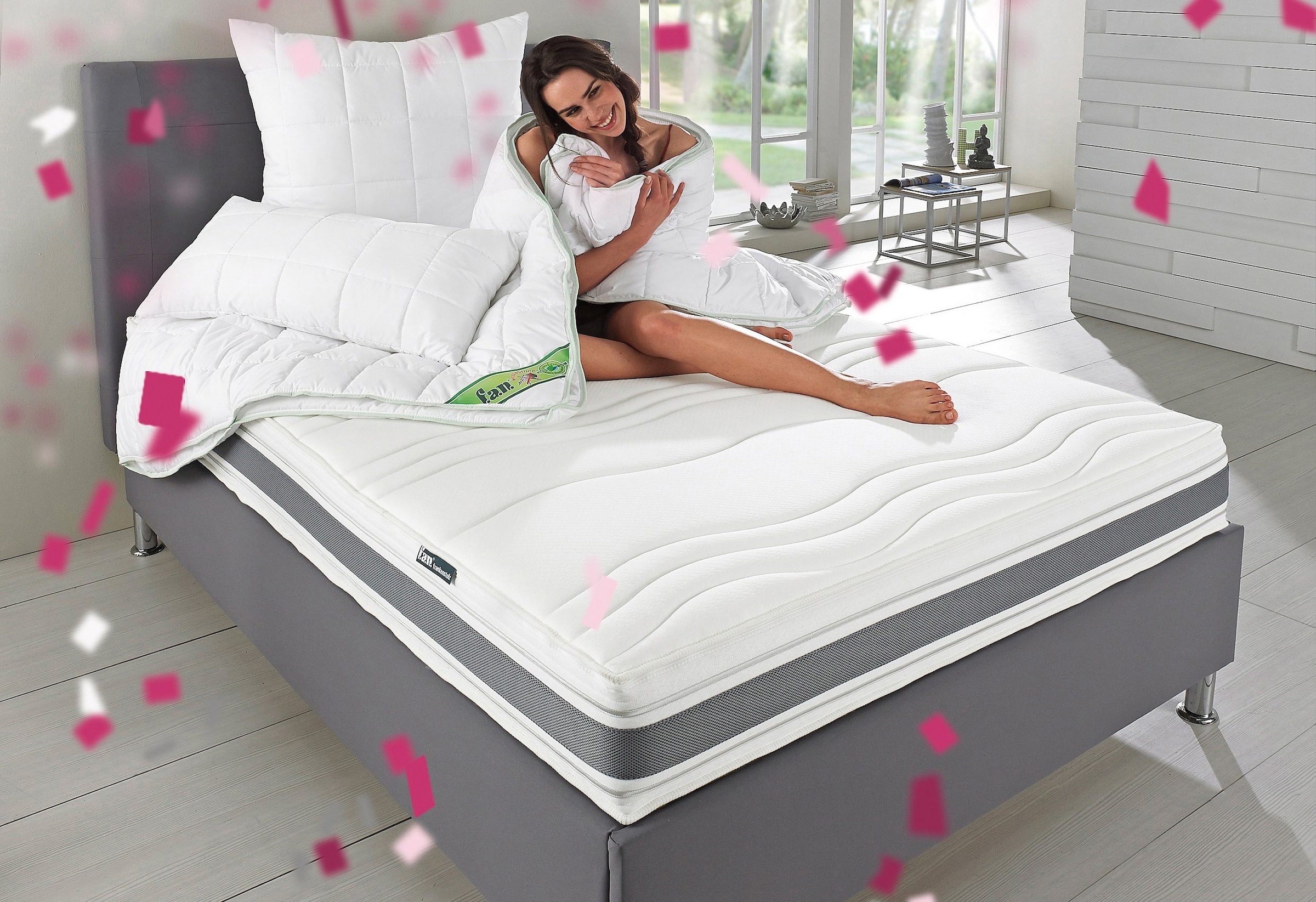 fan Microfaserbettdecke "Greenfirst" warm Füllung Polyesterfaser 1 Stk. tlg günstig online kaufen