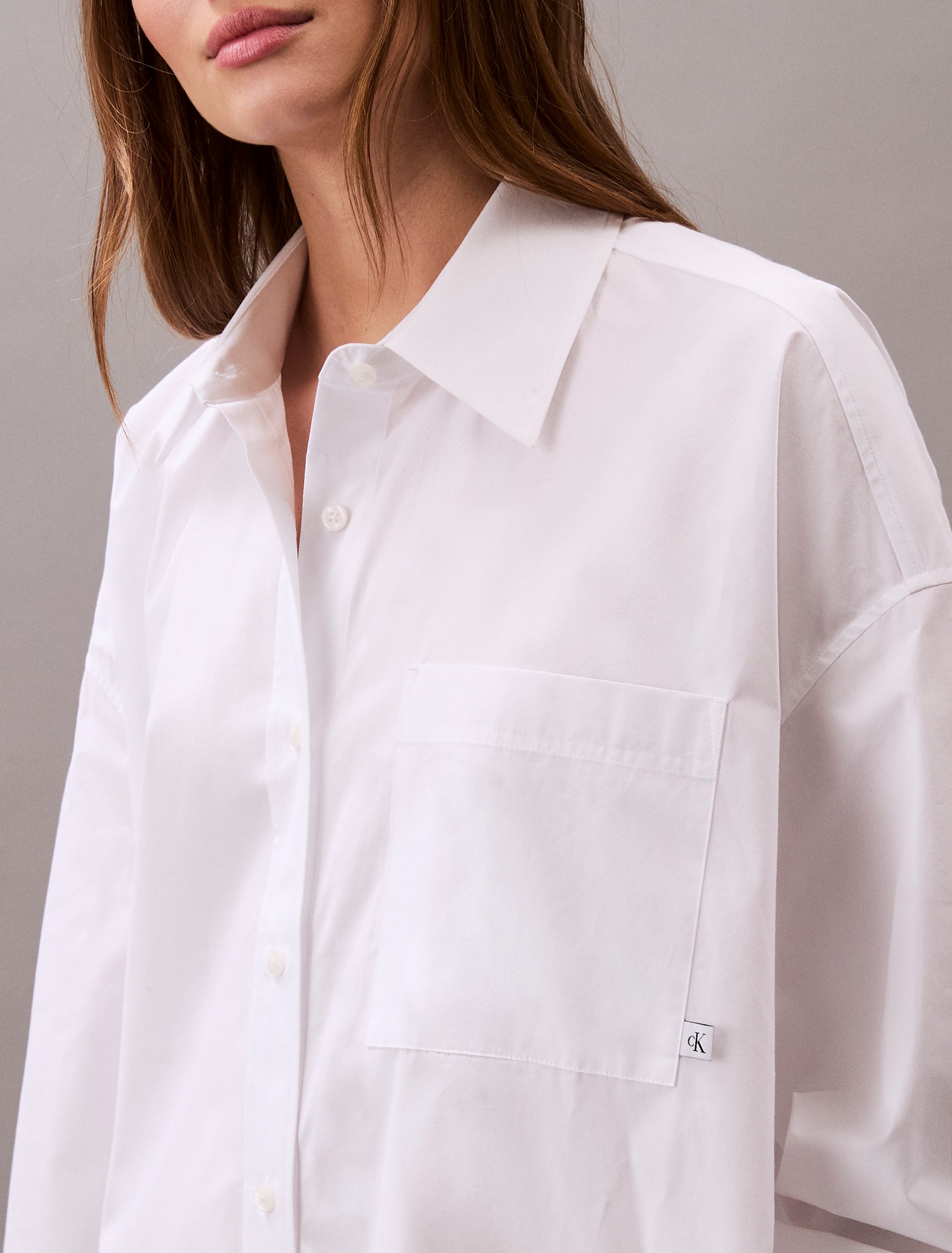 Calvin Klein Jeans Hemdblusenkleid "Cotton Oversized Mini Shirtdress", im O günstig online kaufen