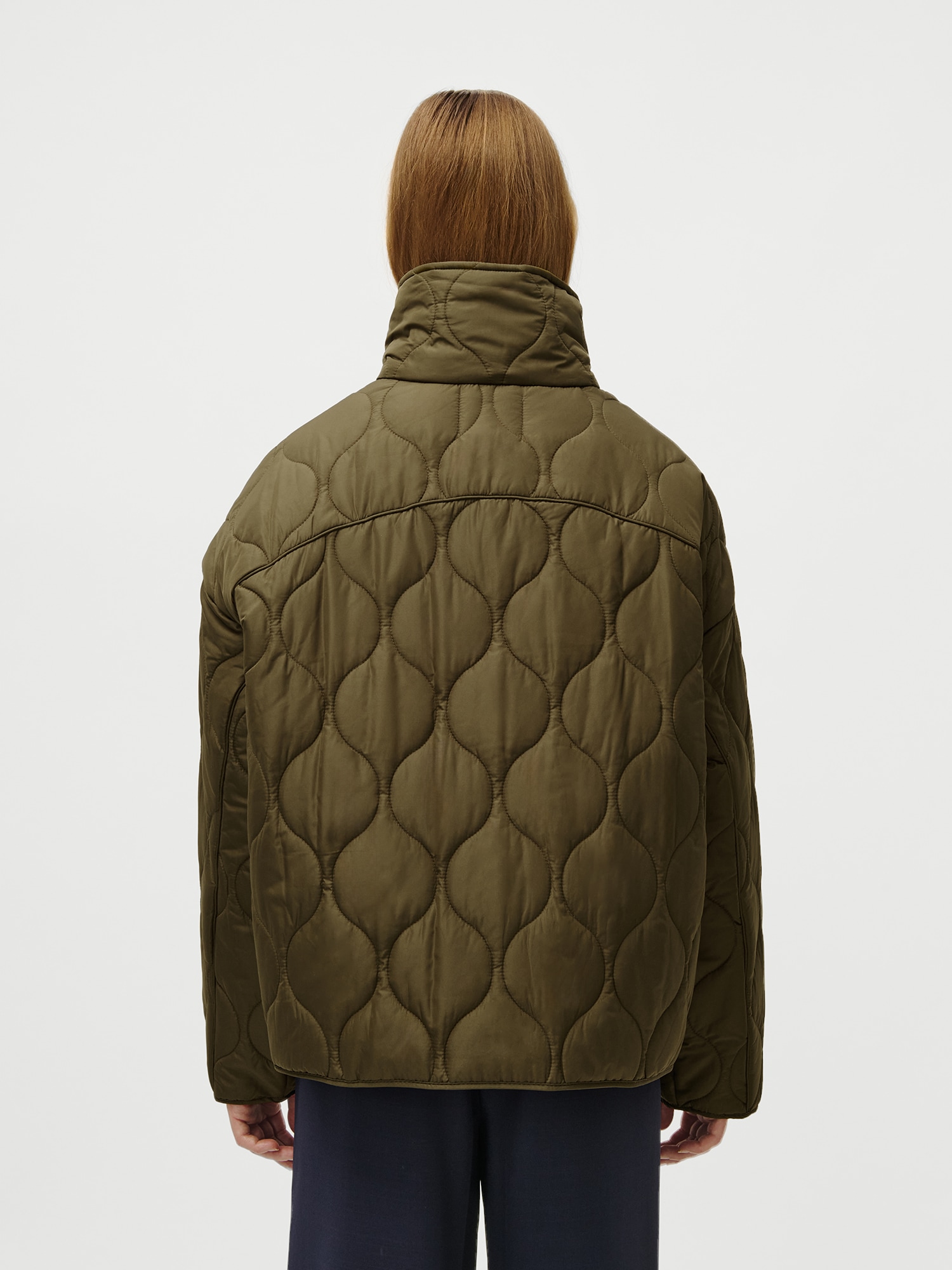 LeGer Steppjacke »Beyond, LeGer by Lena Gercke« ohne Kapuze Regular fit mit Rundhalsausschnitt