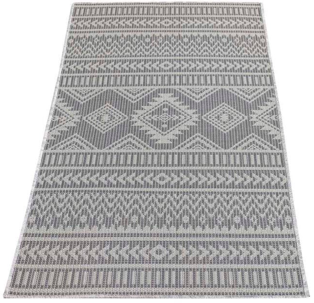 Carpet City Outdoorteppich "PALM 3522" rechteckig 5 mm Höhe Läufer, Wetterf günstig online kaufen