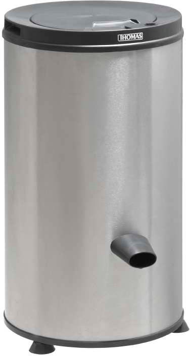 THOMAS Wäscheschleuder "CENTRI 776 SEK INOX", H:66cm Ø:35cm, silber, Wäscheschleudern