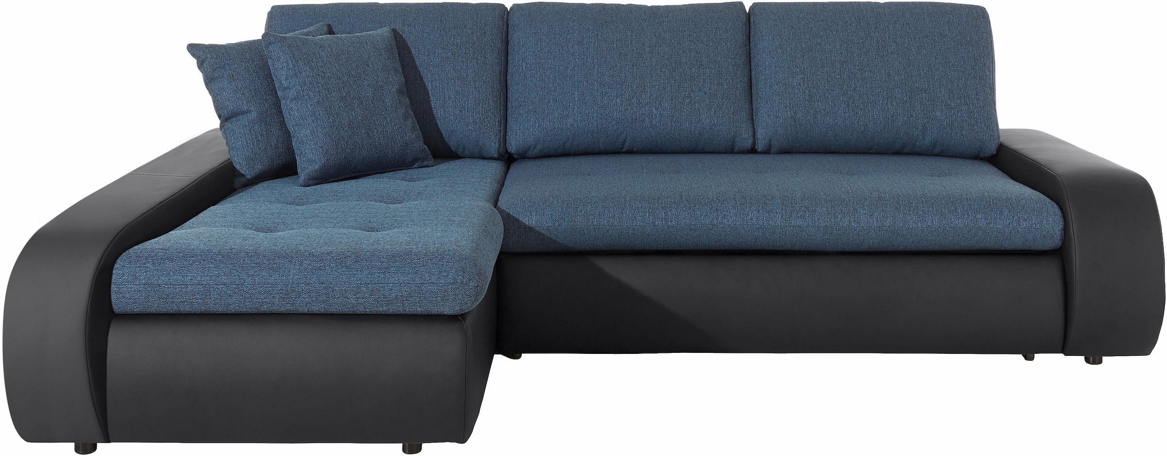 TRENDMANUFAKTUR Ecksofa "Indie, modern und bequem, Materialmix, L-Form", wa günstig online kaufen