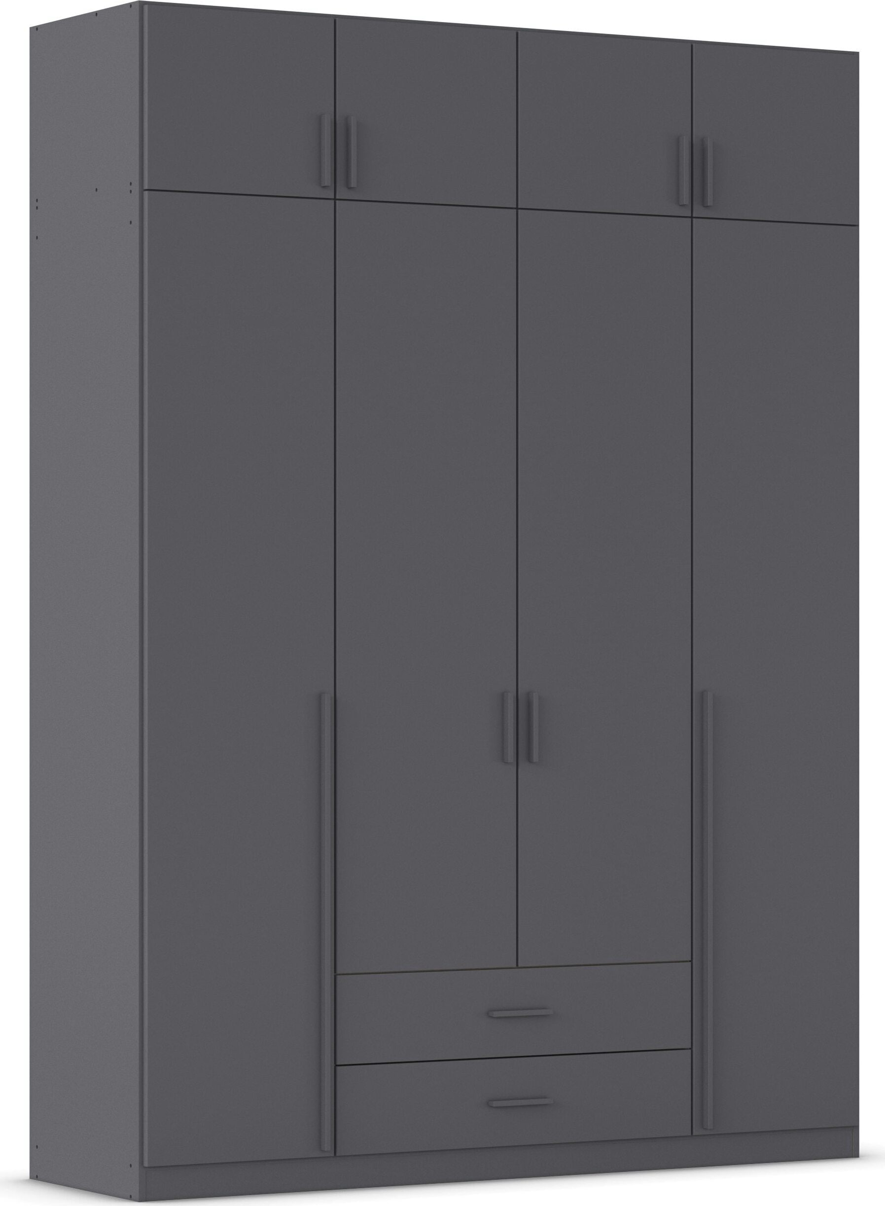 rauch "Schrank Garderobe Wäscheschrank GAMMA in 4 Breiten 91-226 cm" 3 verschiedene Ausstattungen BASIC/CLASSIC/PREMIUM (inkl. SOFT-CLOSE), mit Schubladen und Schrankaufsatz, schlichtes Design MADE IN GERMANY