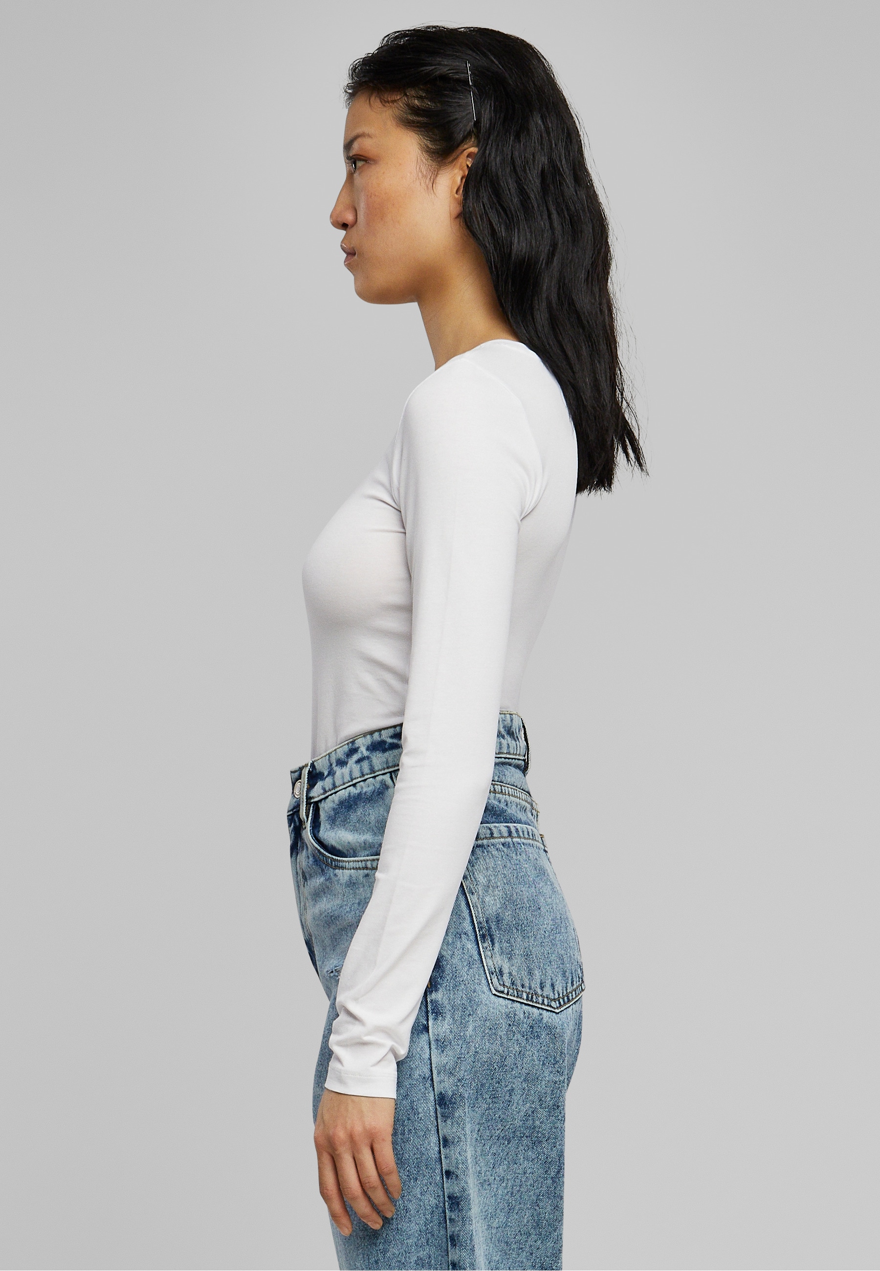 URBAN CLASSICS Body »Urban Classics Damen Ladies Stretch Jersey Longsleeve Body«