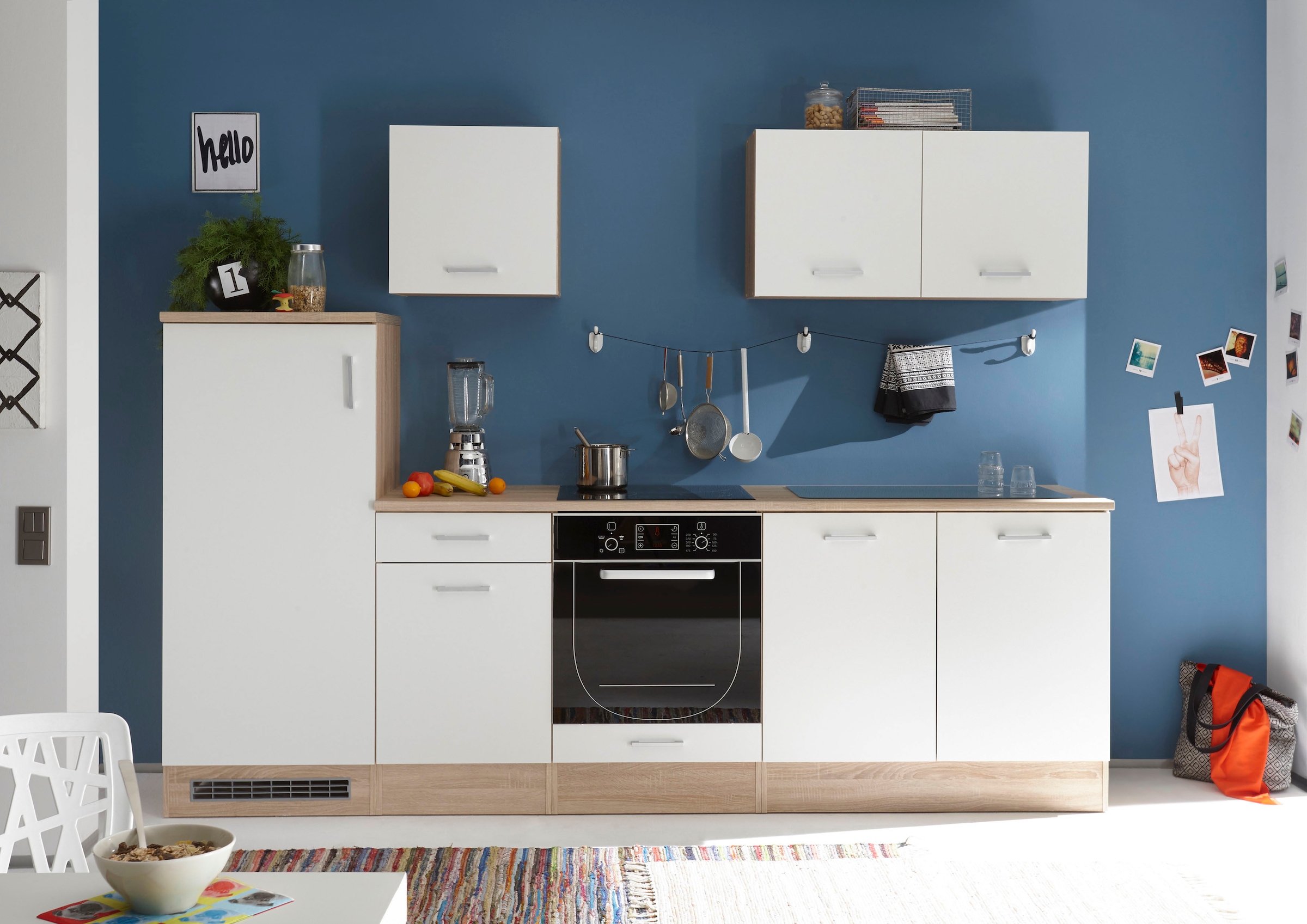 BASIC by Balculina Küchenzeile »Andy«, Breite 270 cm, wahlweise mit E-Geräten