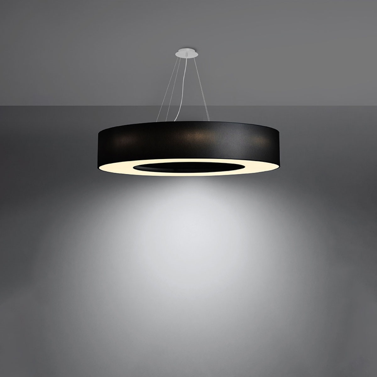 SOLLUX lighting Kronleuchter »SATURNO«, 8 flammig, Leuchtmittel E27 | ohne Leuchtmittel, Slush -Einstellung