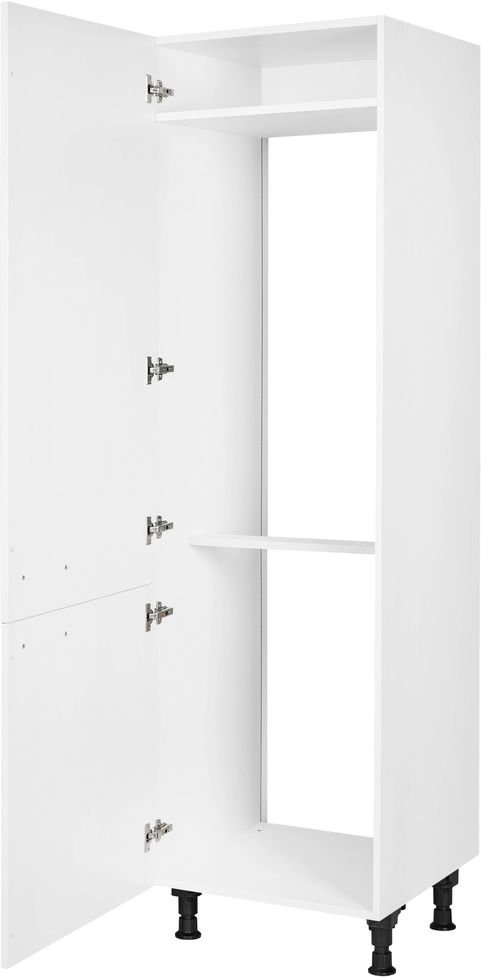 nobilia® Kühlmodul »"Laser", für ein Kühl- und Gefrierschrank, Ausrichtung wählbar« vormontiert, Ausrichtung wählbar, Breite/Höhe: 60/216,6 cm