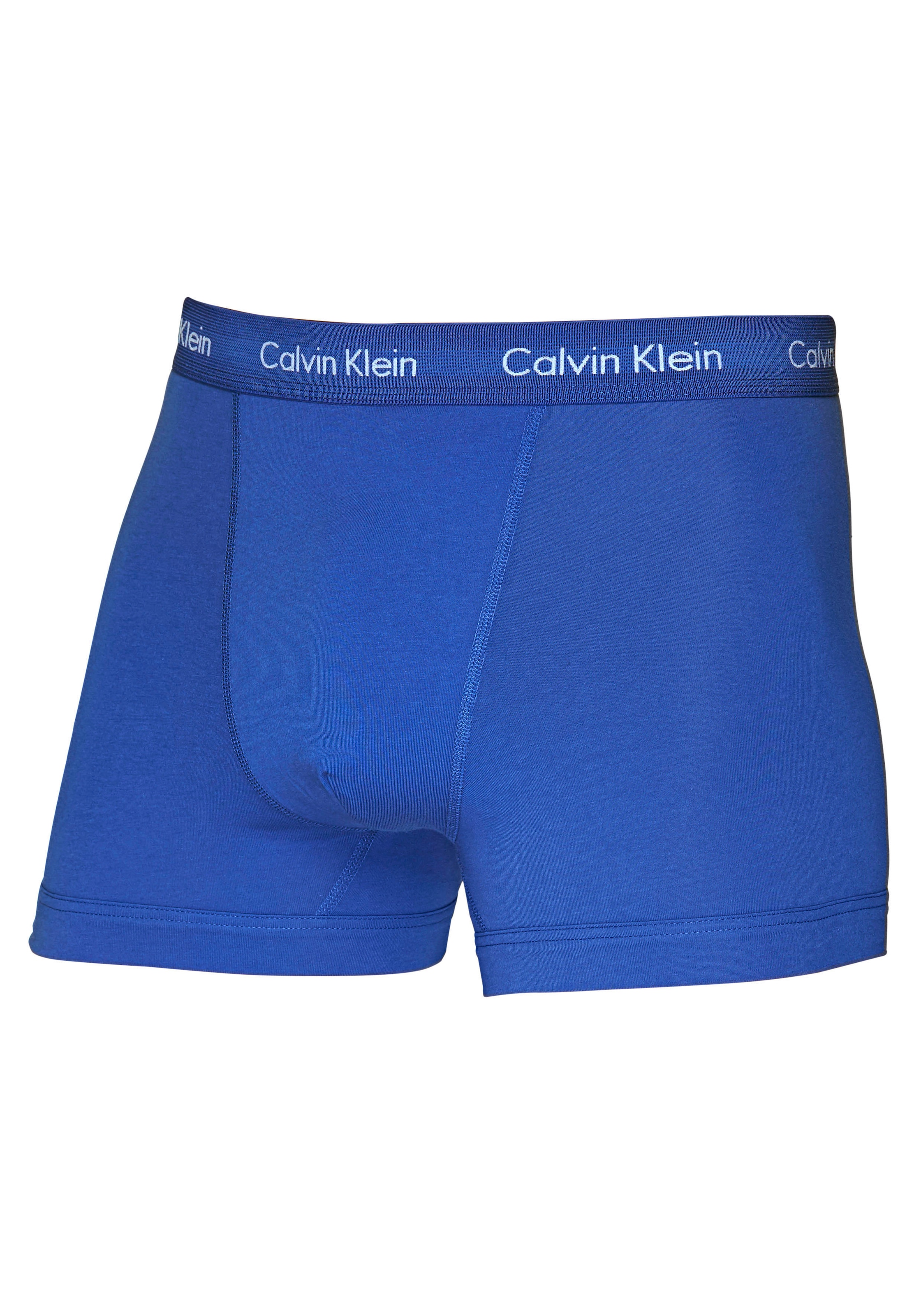 Calvin Klein Underwear Boxer, (3 St.), in blautönen mit Logo-Elastikbund