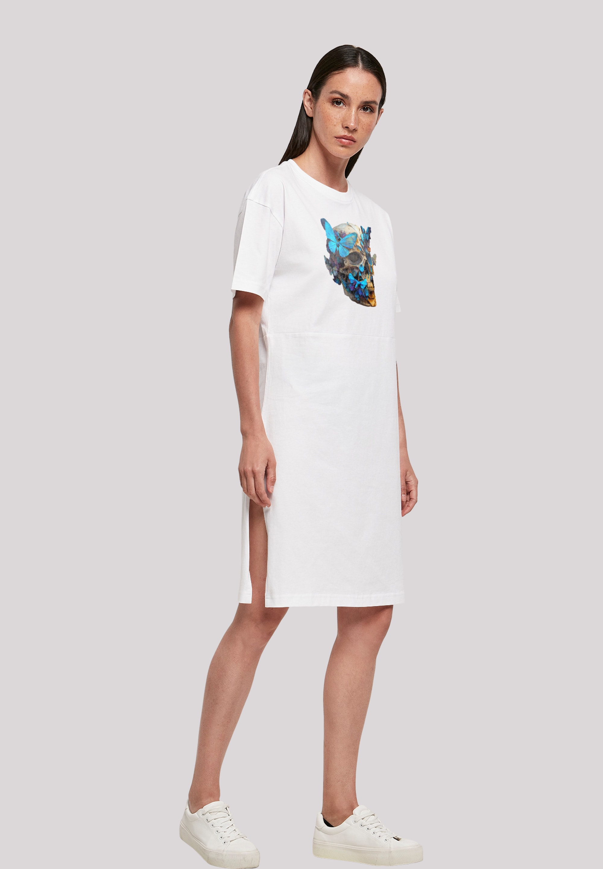 F4NT4STIC Shirtkleid »Skull«, Print