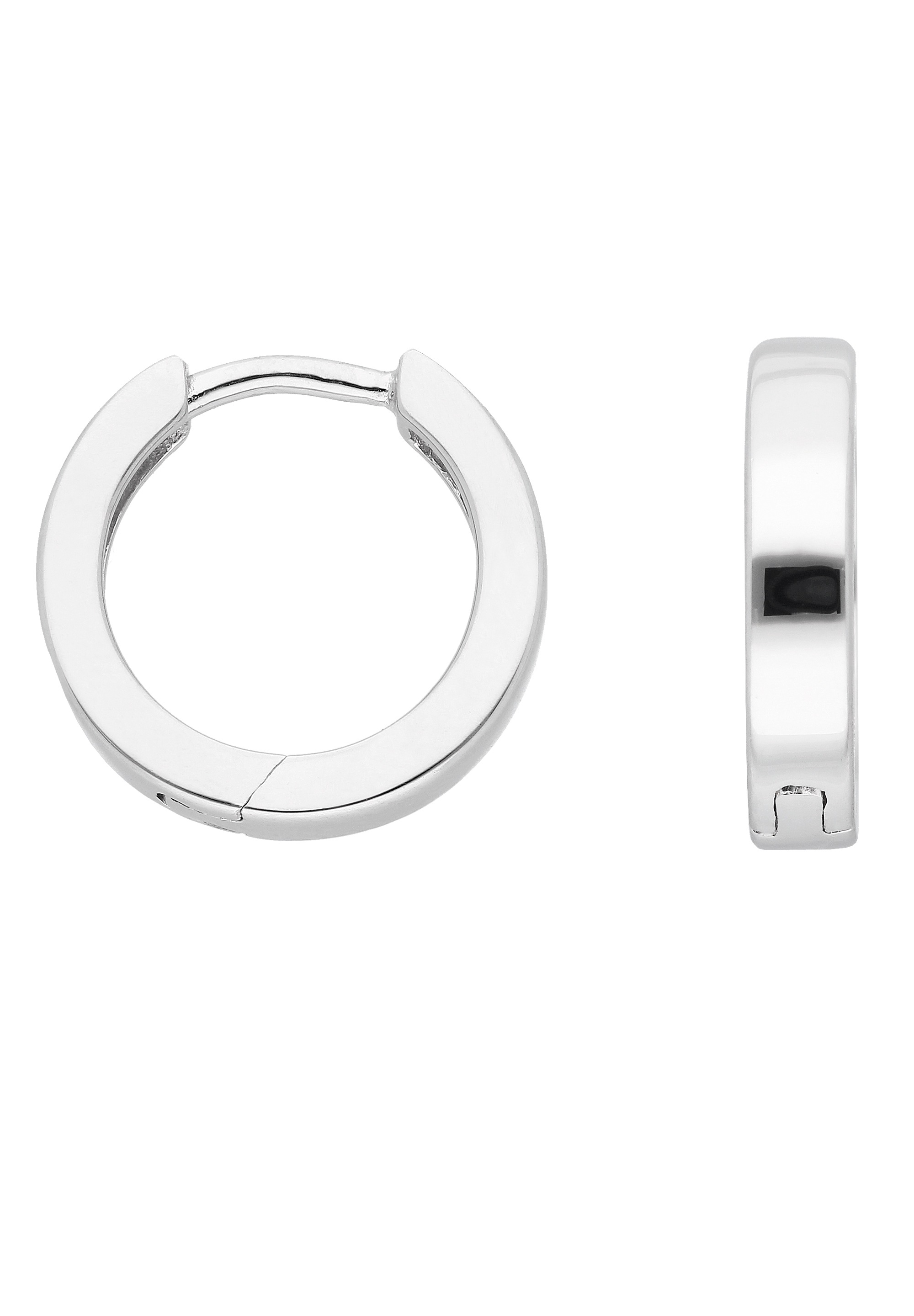 Adelia´s Paar Creolen »925 Silber Ohrringe Creolen Ø 13,5 mm«, Silberschmuck für Damen