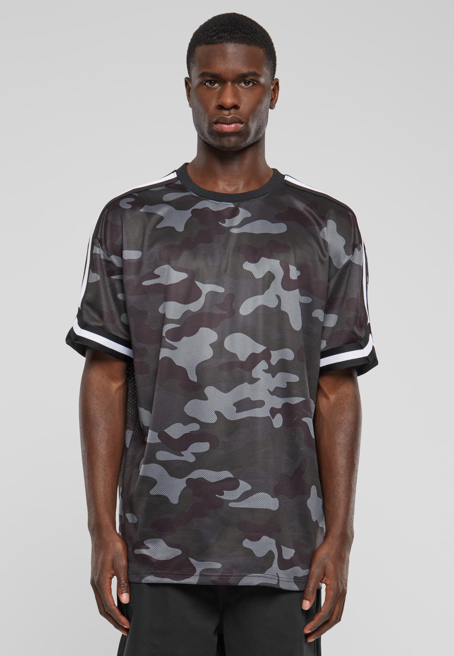 URBAN CLASSICS T-Shirt »Urban Classics Herren Oversized Mesh AOP Tee«, (1 tlg.)
