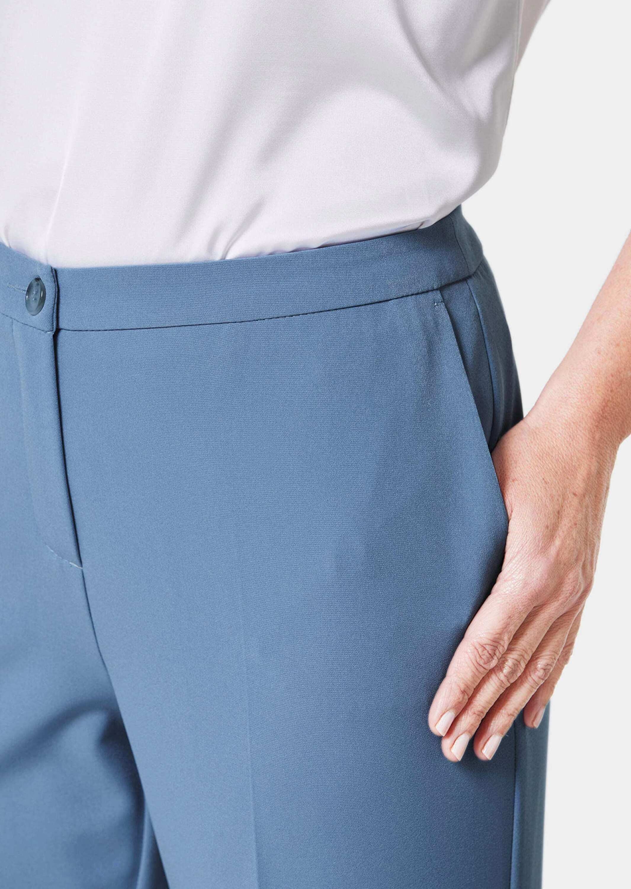 GOLDNER Stoffhose »Kurzgröße Elegante Hose mit etwas weiterem Bein«