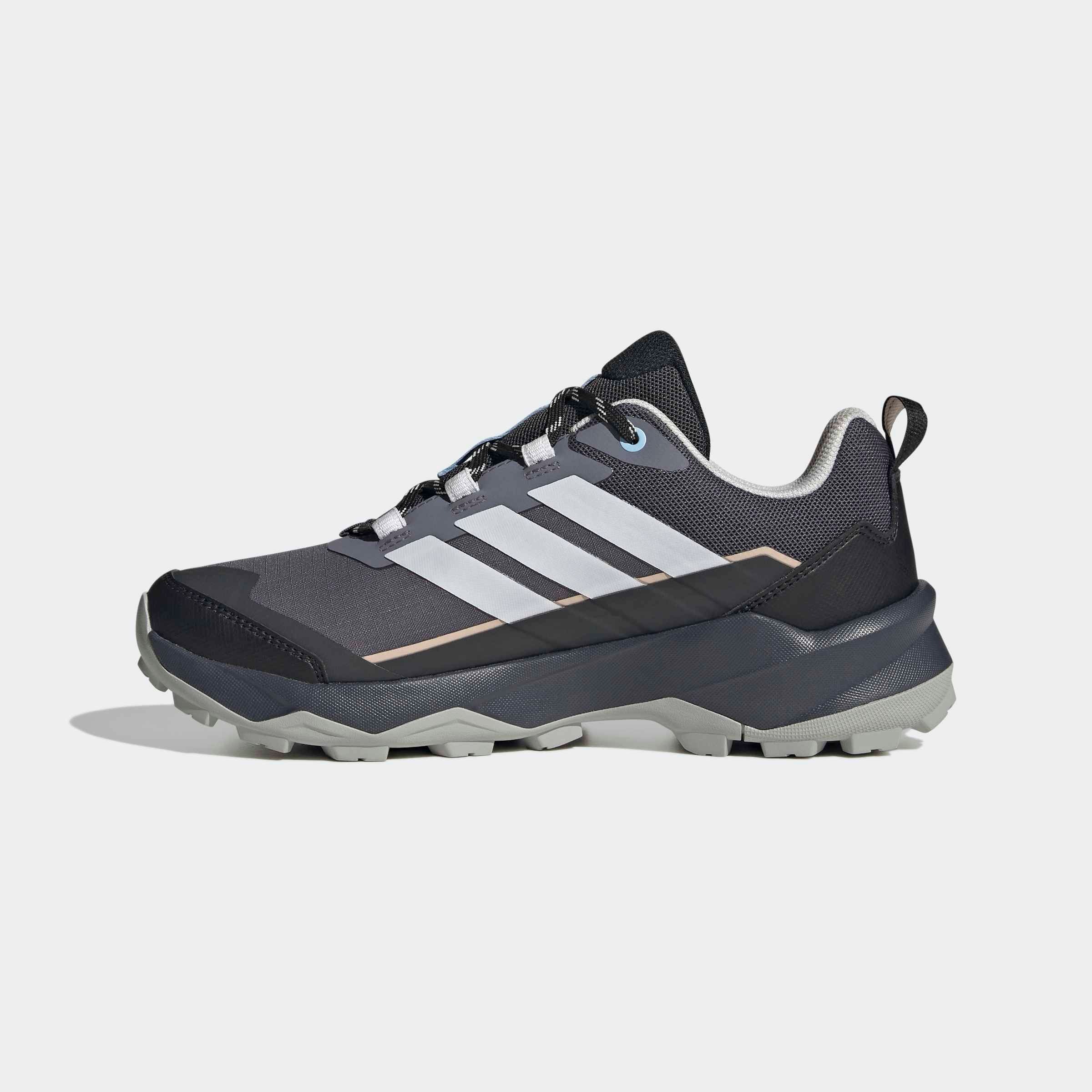 Wanderschuh ADIDAS TERREX "TERREX SKYCHASER AX5 GORE-TEX", Damen, Gr. 39, aurora onix, dash grau, carbon, Synthetik, Textil, Schuhe Wanderschuh, wasserdicht dank Gore-Tex Membrane 3
