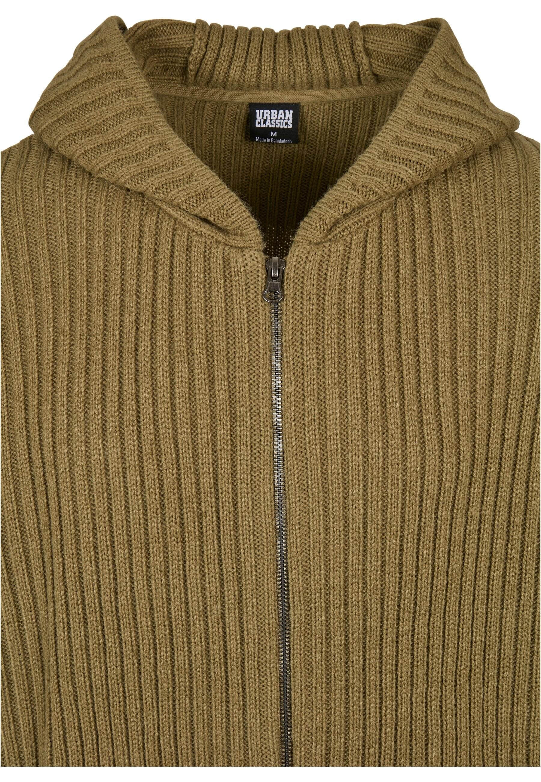 URBAN CLASSICS Kapuzensweatshirt »Urban Classics Herren Knitted Zip Hoody«, (1 tlg.)
