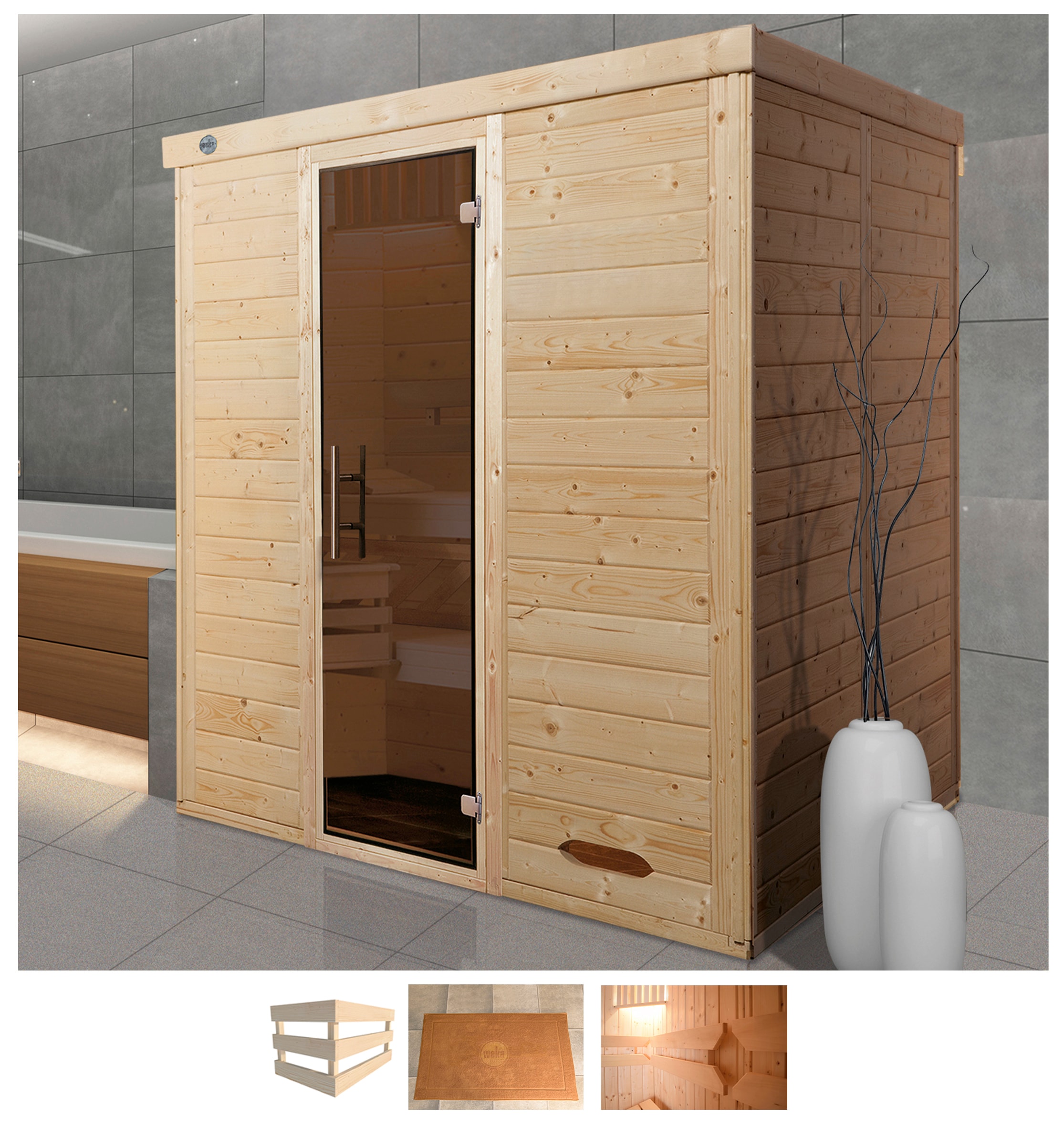 weka Sauna "Kemi" ohne Ofen