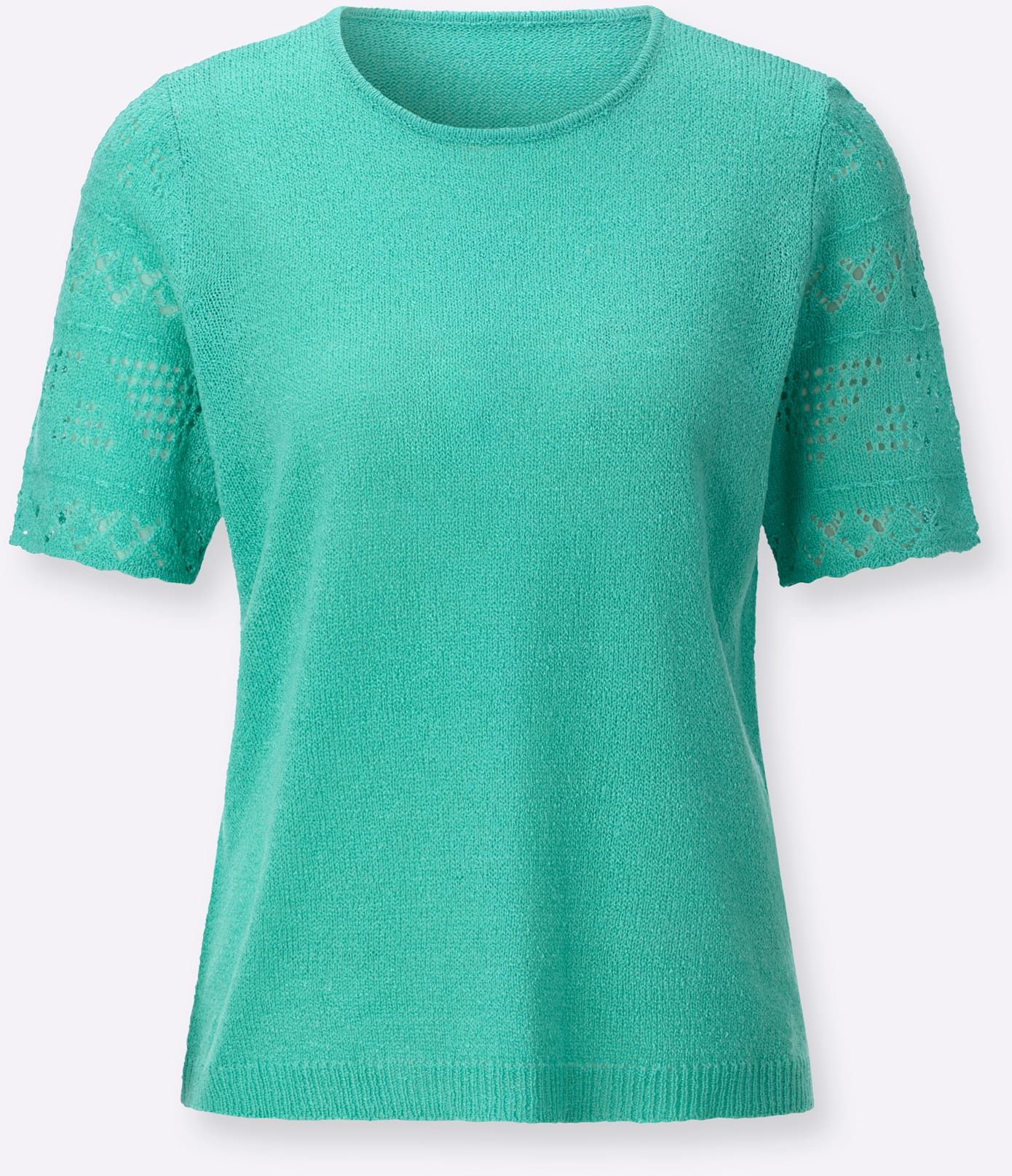 Thumbnail - Classic Basics Kurzarmpullover "Bouclé-Pullover"