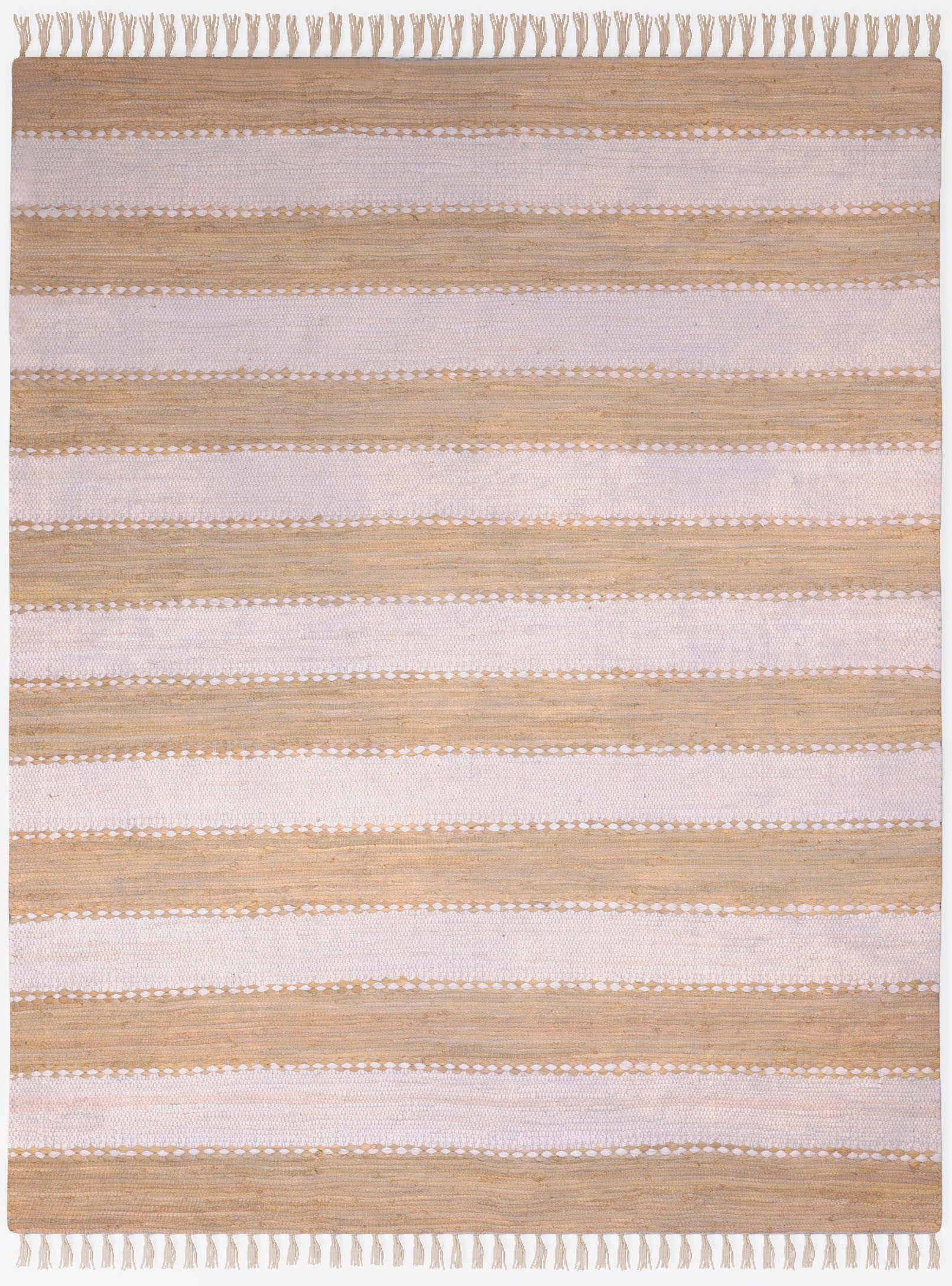 OTTO home Teppich "Benja" rechteckig 10 mm Höhe Handweb Teppich, gestreift, günstig online kaufen