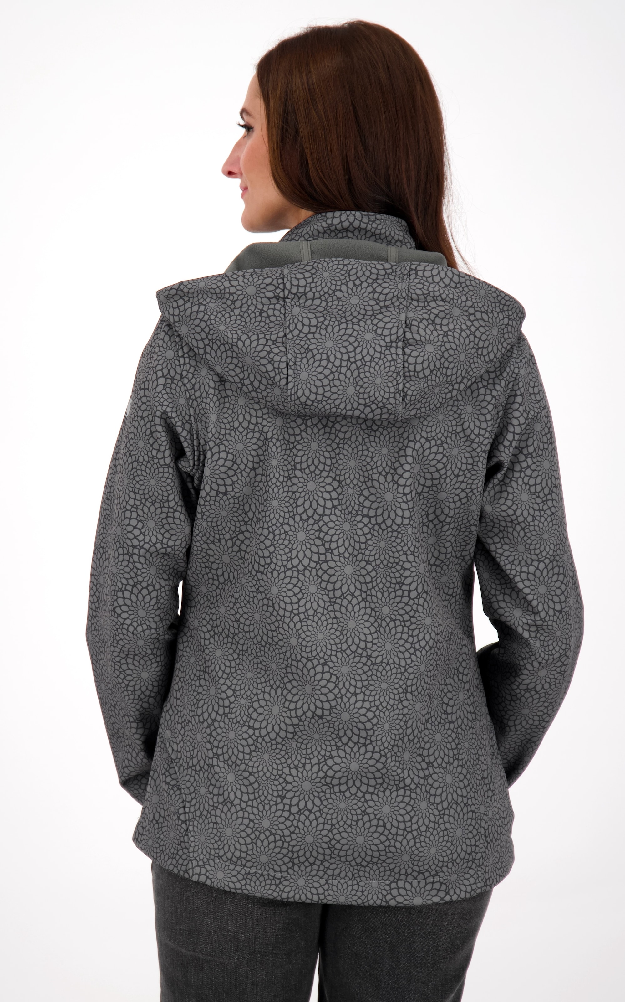 DEPROC Active Softshelljacke »SHELBY abnehmbarer Kapuze mit BAUR | online Softshelljacke und leichte kaufen PEAK All-Over-Print DC«