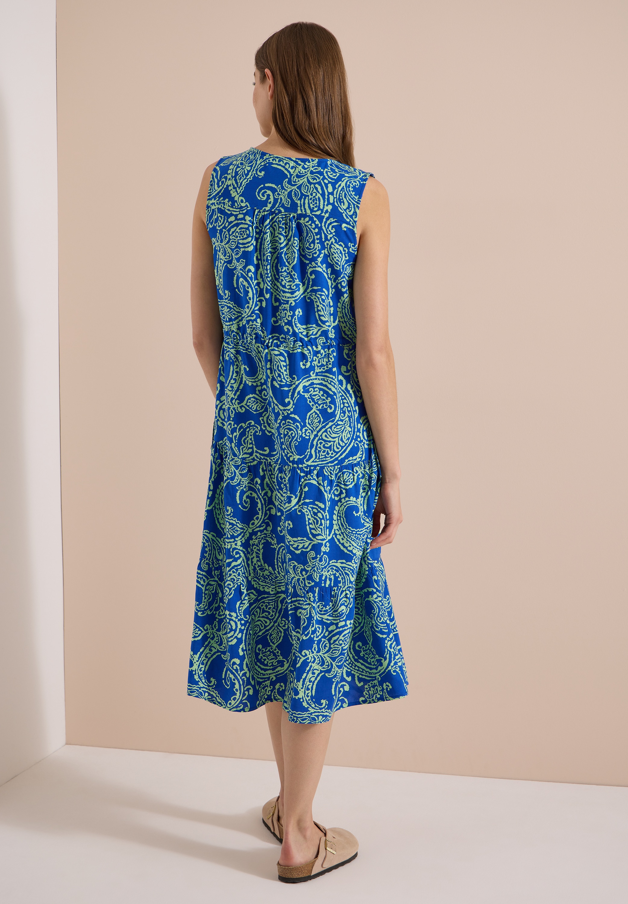 Cecil Midikleid Ohne Taschen mit allover Print