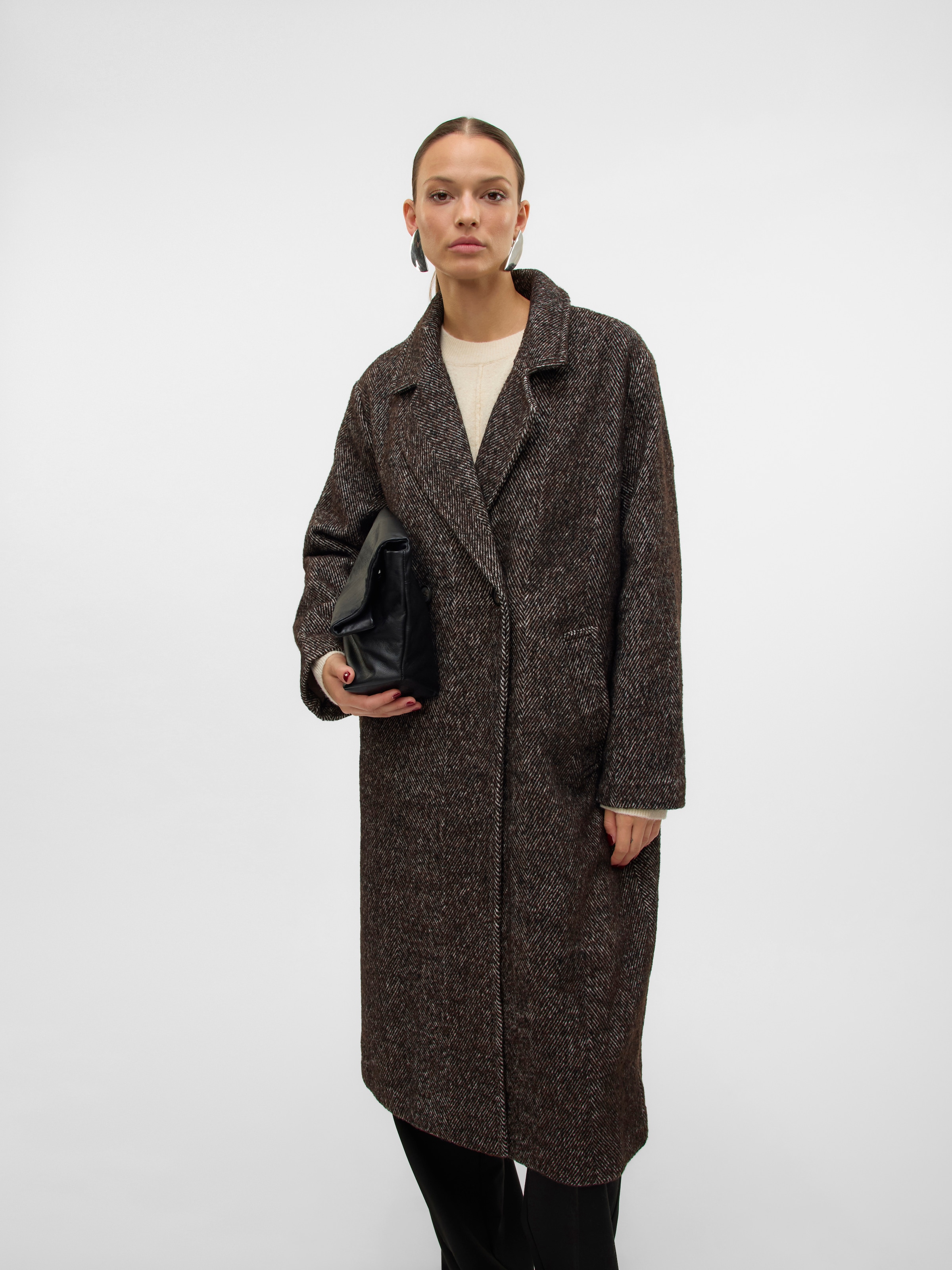 Vero Moda Langmantel "VMBABETTE LONG WOOL COAT GA", mit Wollanteil