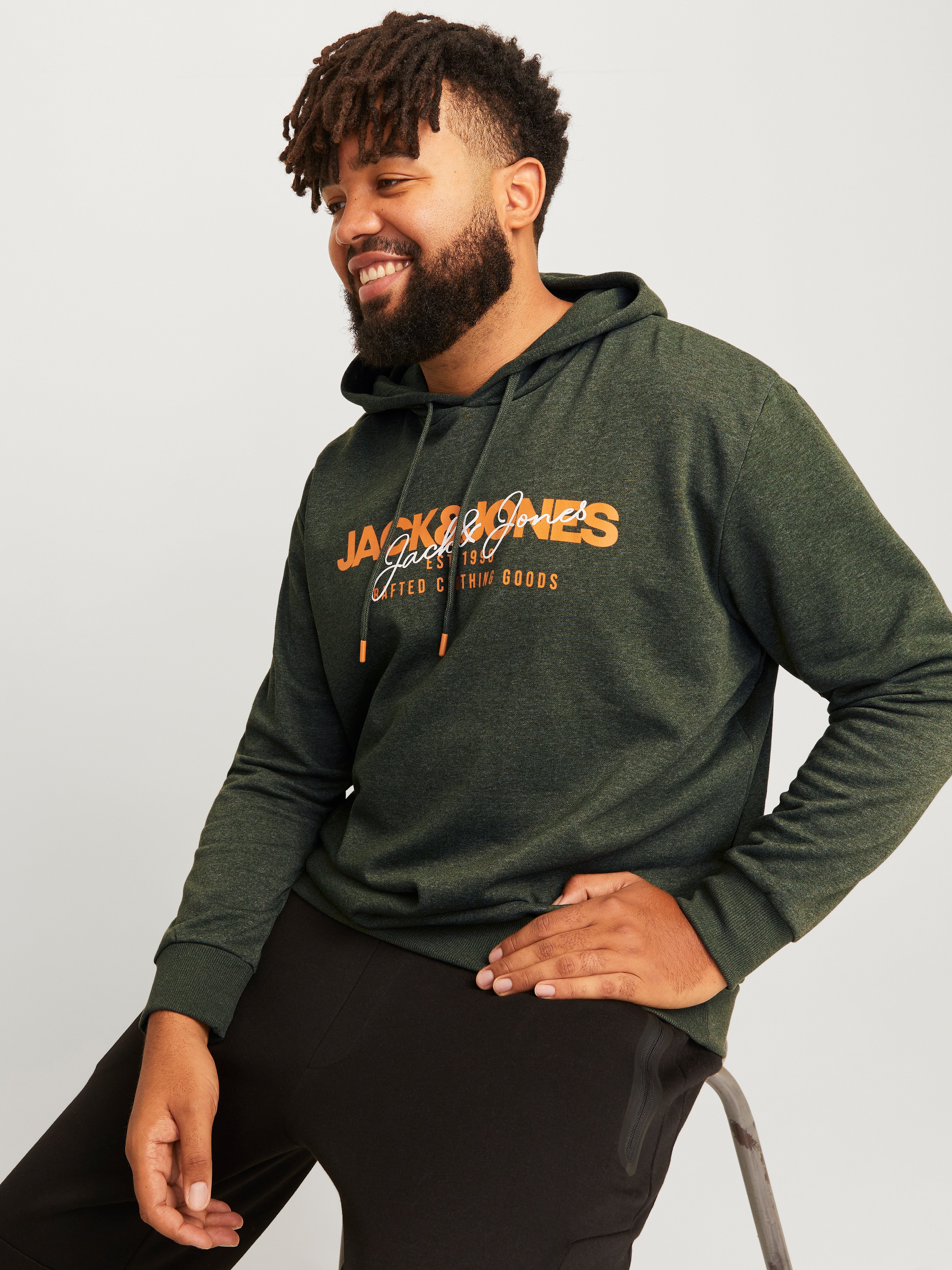 Jack & Jones PlusSize Kapuzensweatshirt "JJALVIS SWEAT HOOD PLS" günstig online kaufen