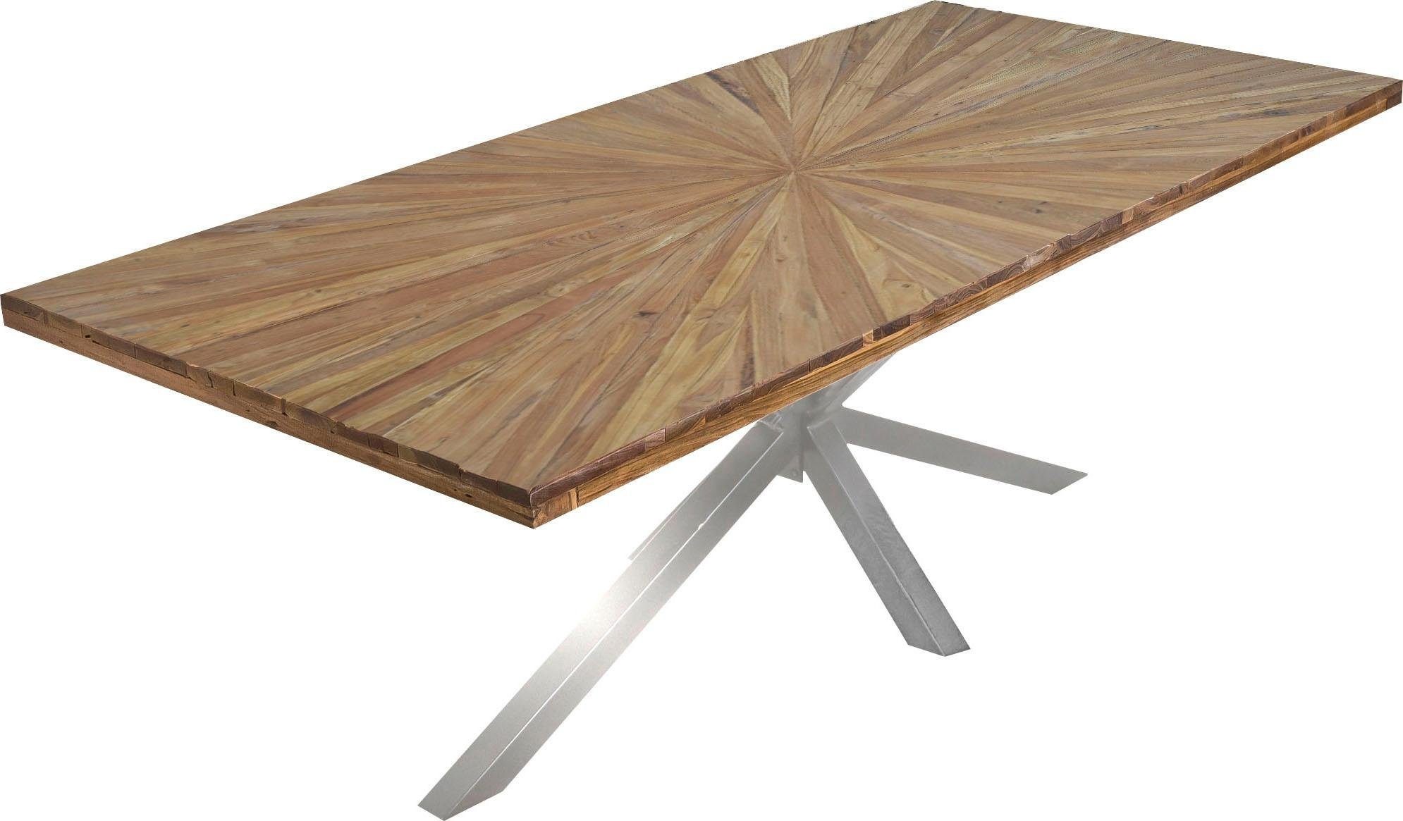 SIT Esstisch »Tops&Tables«, aus recyceltem Altholz Teak