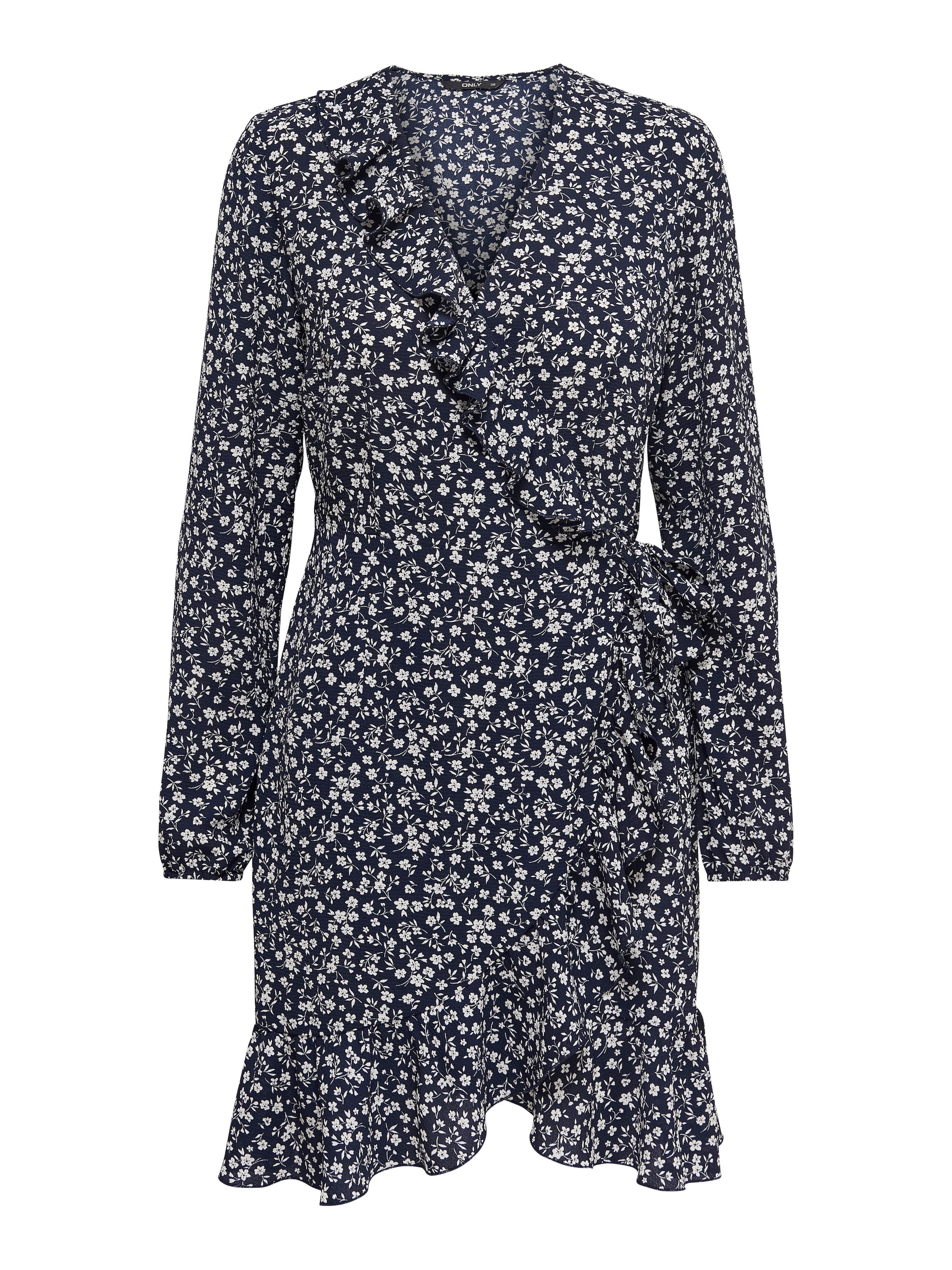 ONLY Wickelkleid "ONLMARA L/S WRAP SHORT DRESS NOOS" Sommerkleid günstig online kaufen