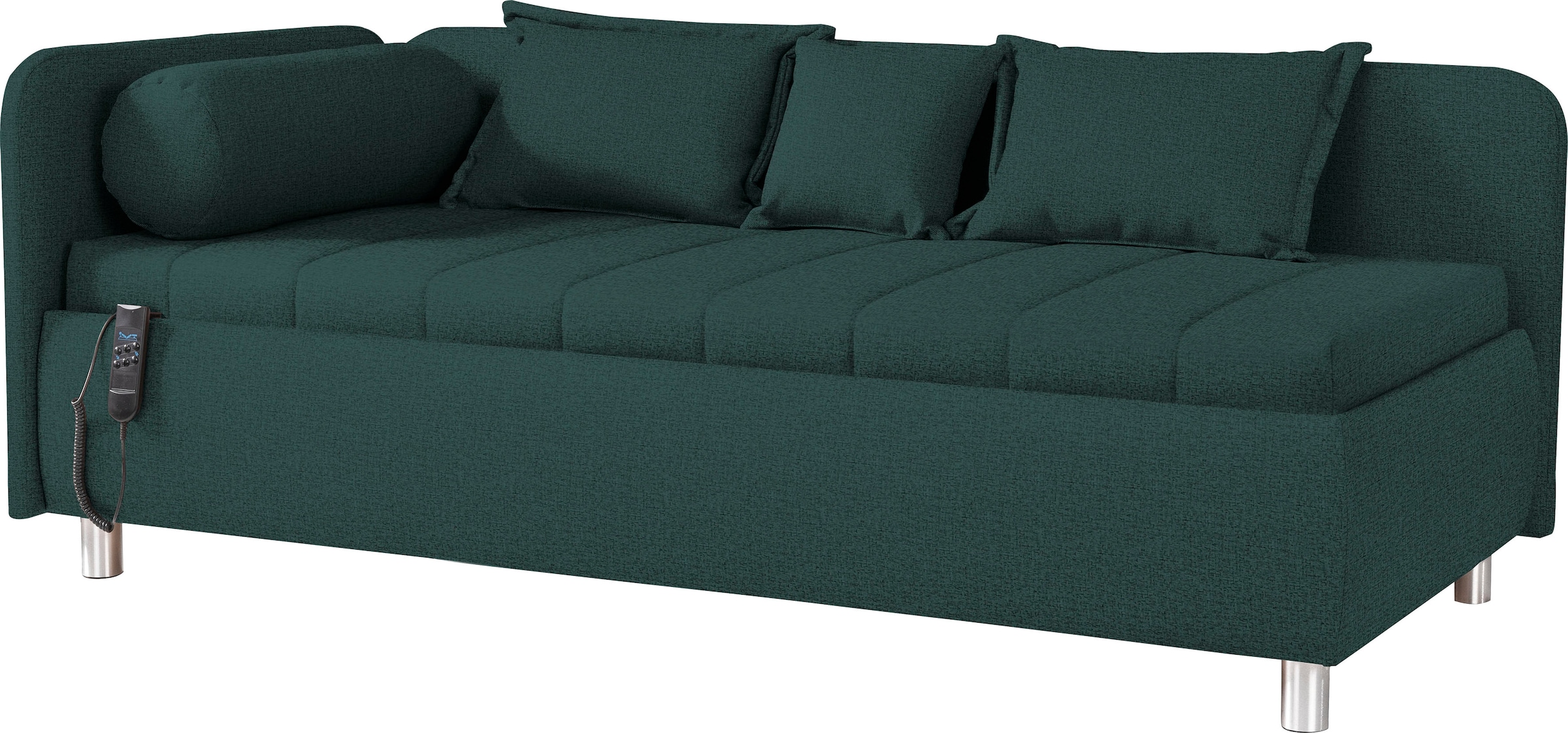 alina Schlafsofa »Kiana«, Liegefläche 90/200 cm oder 100/200 cm, Bettkasten, Zierkissen-Set