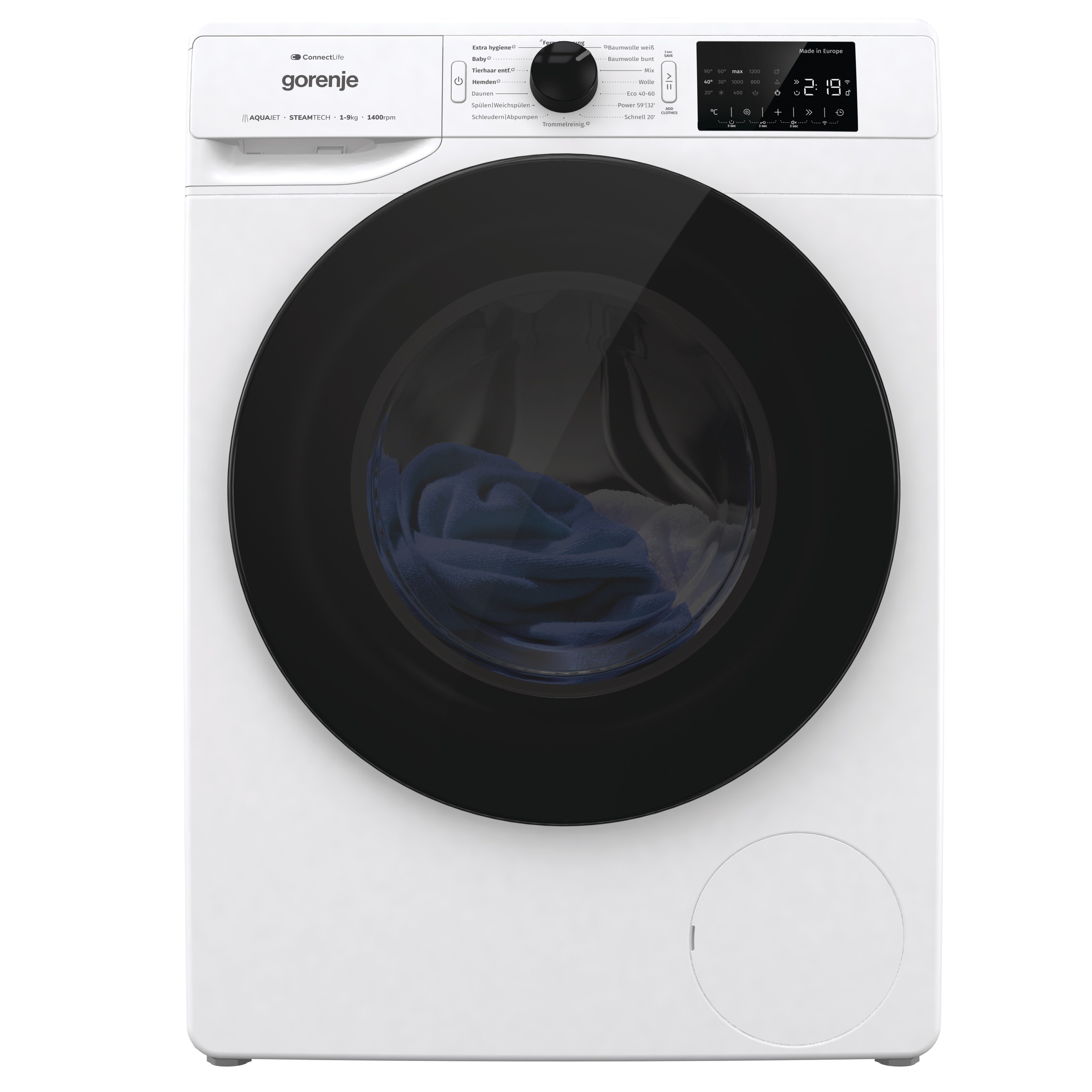 GORENJE Waschmaschine »WPNEI94DA1TS«, 9 kg, 1400 U/min, Energieklasse A-10%