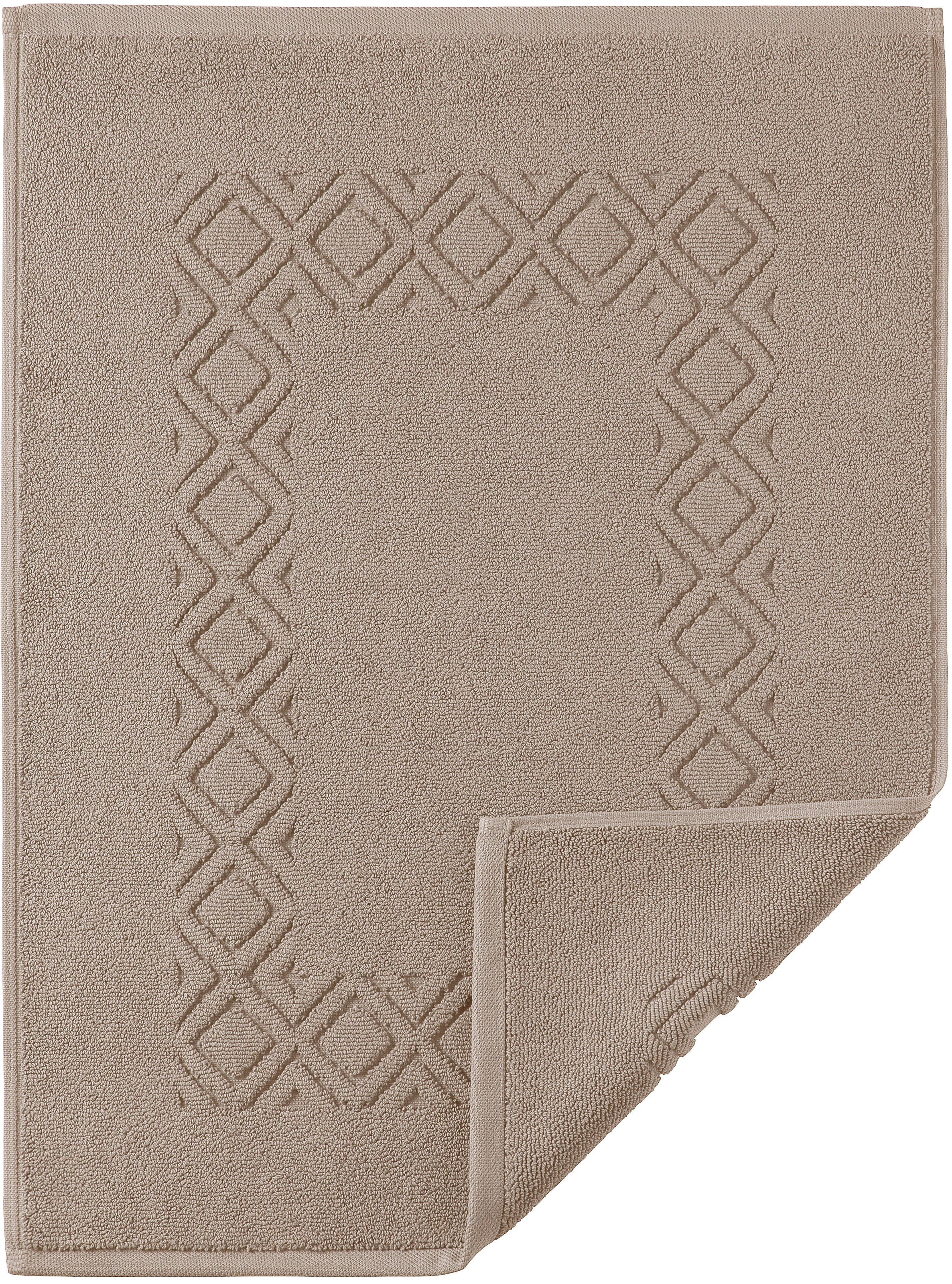 Egeria Badematte "Denver" Höhe 8 mm beidseitig nutzbar  fußbodenheizungsgee günstig online kaufen