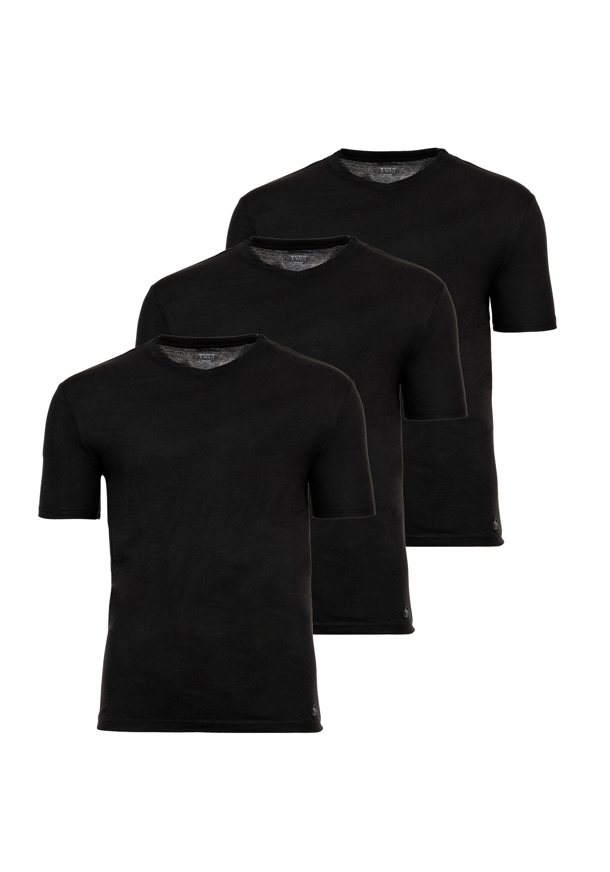 Scotch & Soda T-Shirt "T-Shirt Ultra Soft V-Neck Tee 3er Pack" 3