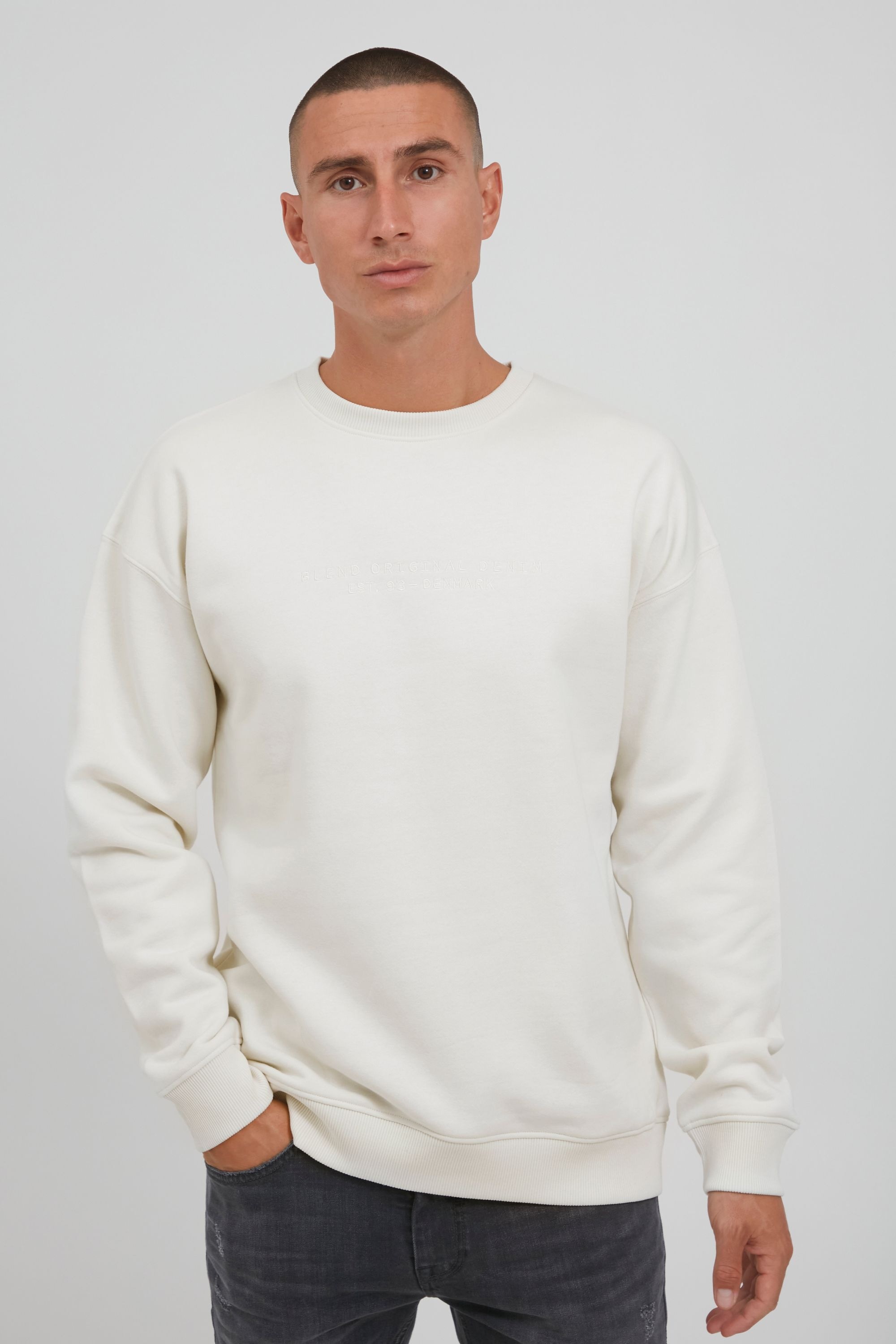 Blend Longpullover "BHJeffrey" Sweatshirt mit Rundhalsausschnitt günstig online kaufen