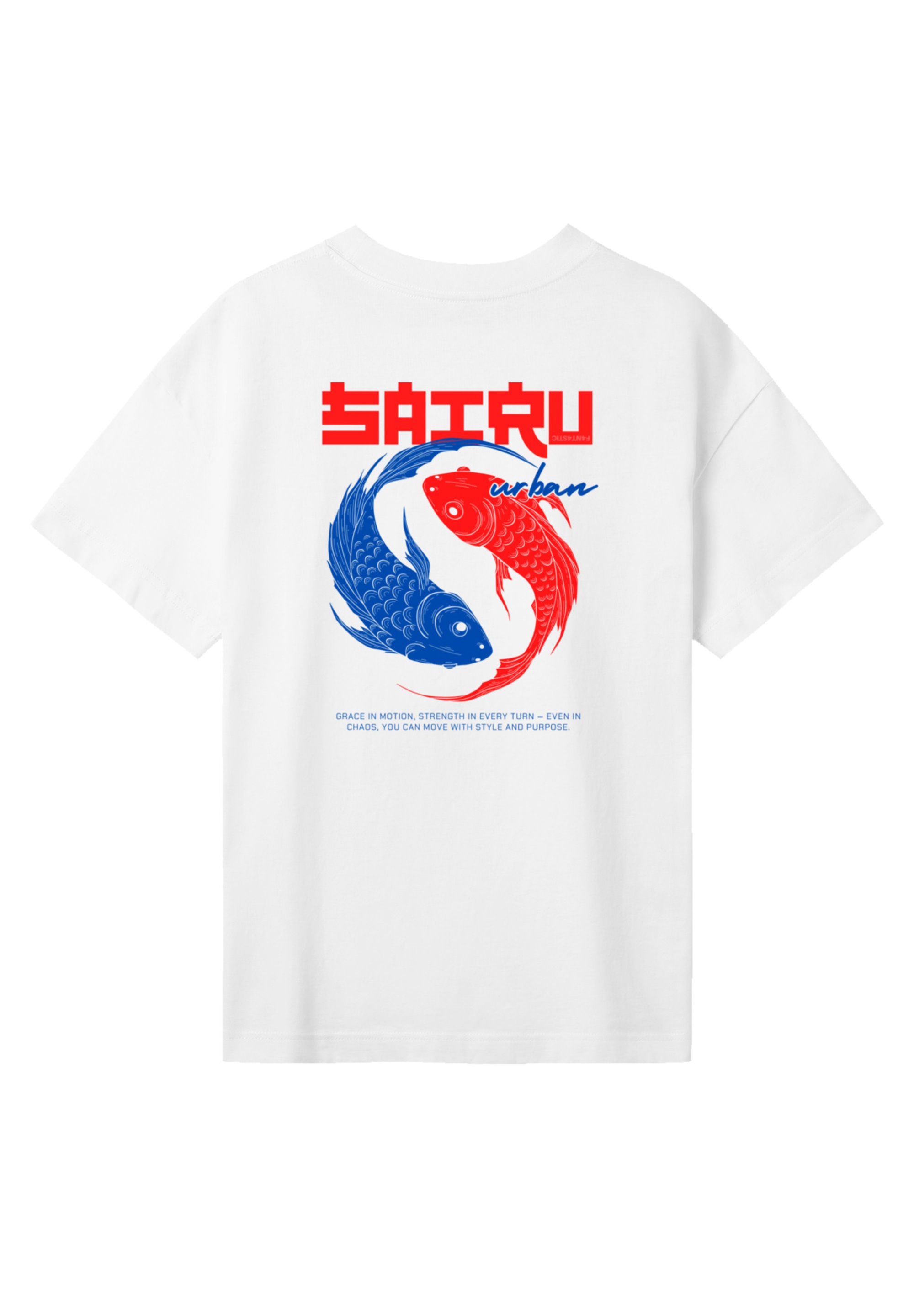 F4NT4STIC T-Shirt »Koi Fish Japan Streetstyle«, Japan Streetwear Styles