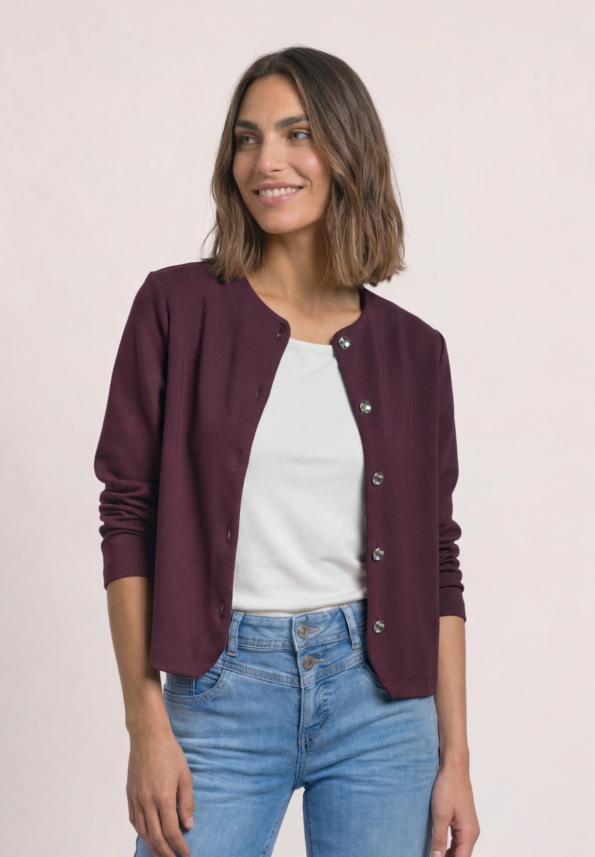 STREET ONE Cardigan in Unifarbe