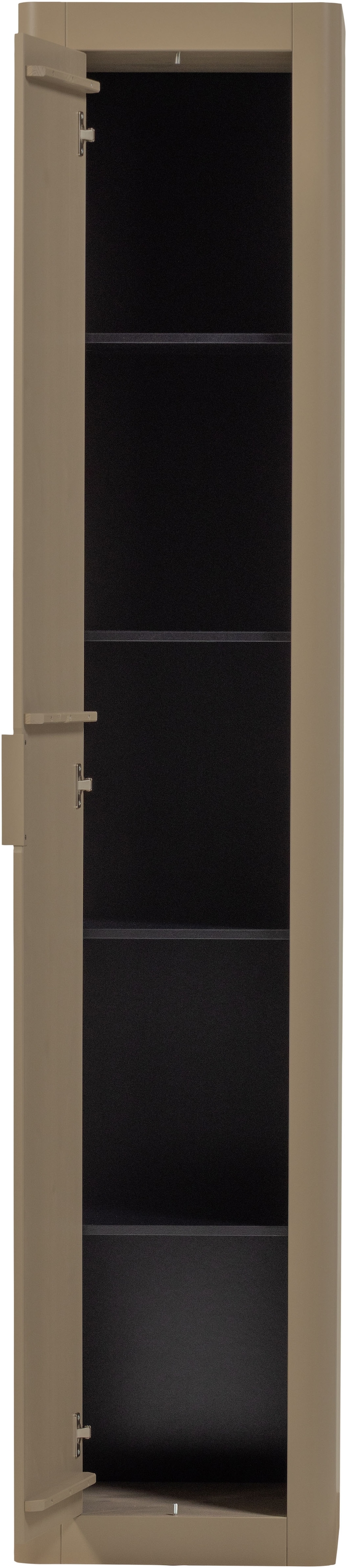 WOOOD Mehrzweckschrank »Gunnar FSC® Mix Kiefernholz mit sichtbare Maserung 45x39x217 cm« Tragkraft 30 kg, abgerundete Ecken, Wandbefestigung empfohlen