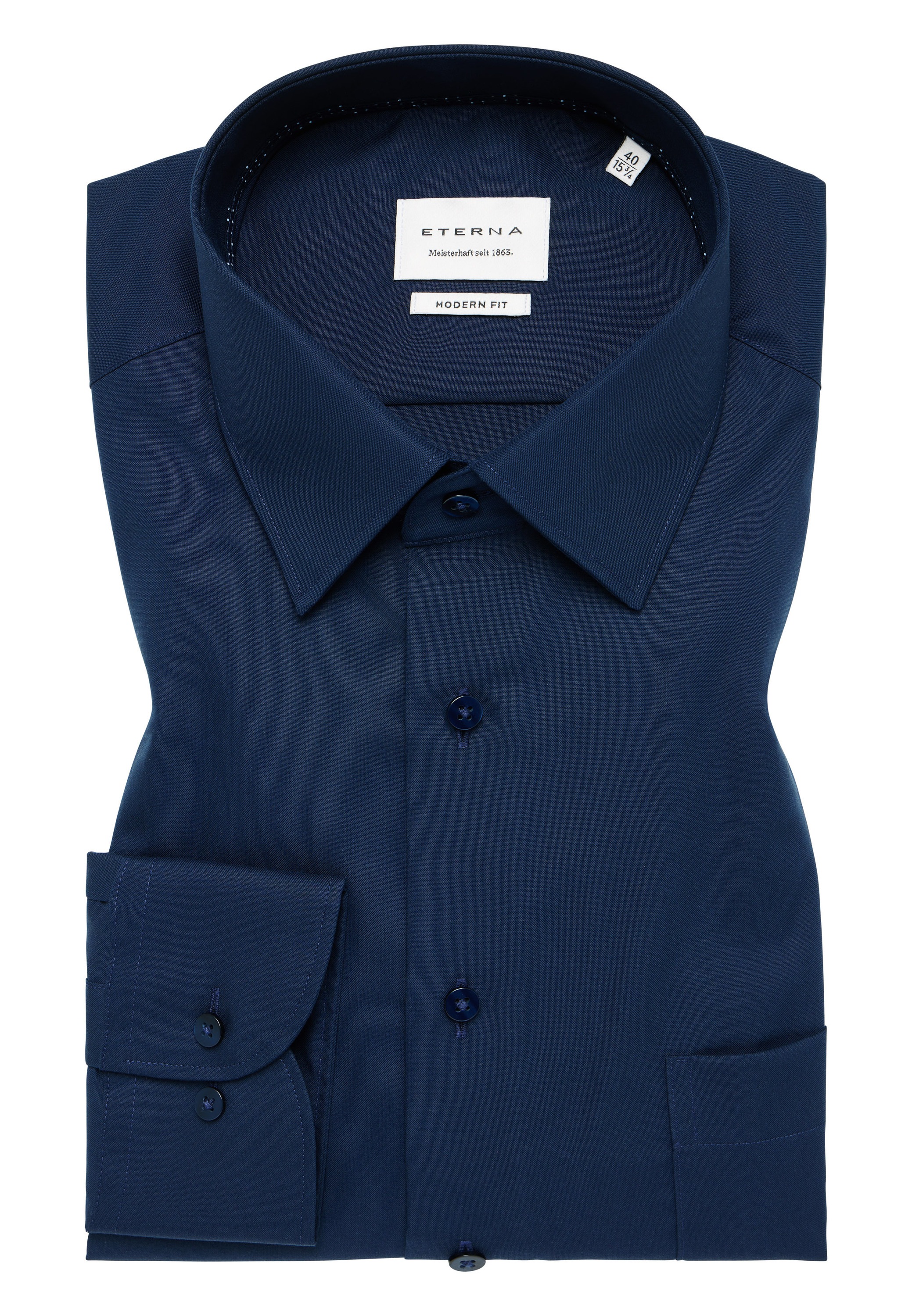 Eterna Langarmhemd »MODERN FIT« NON IRON (bügelfrei)