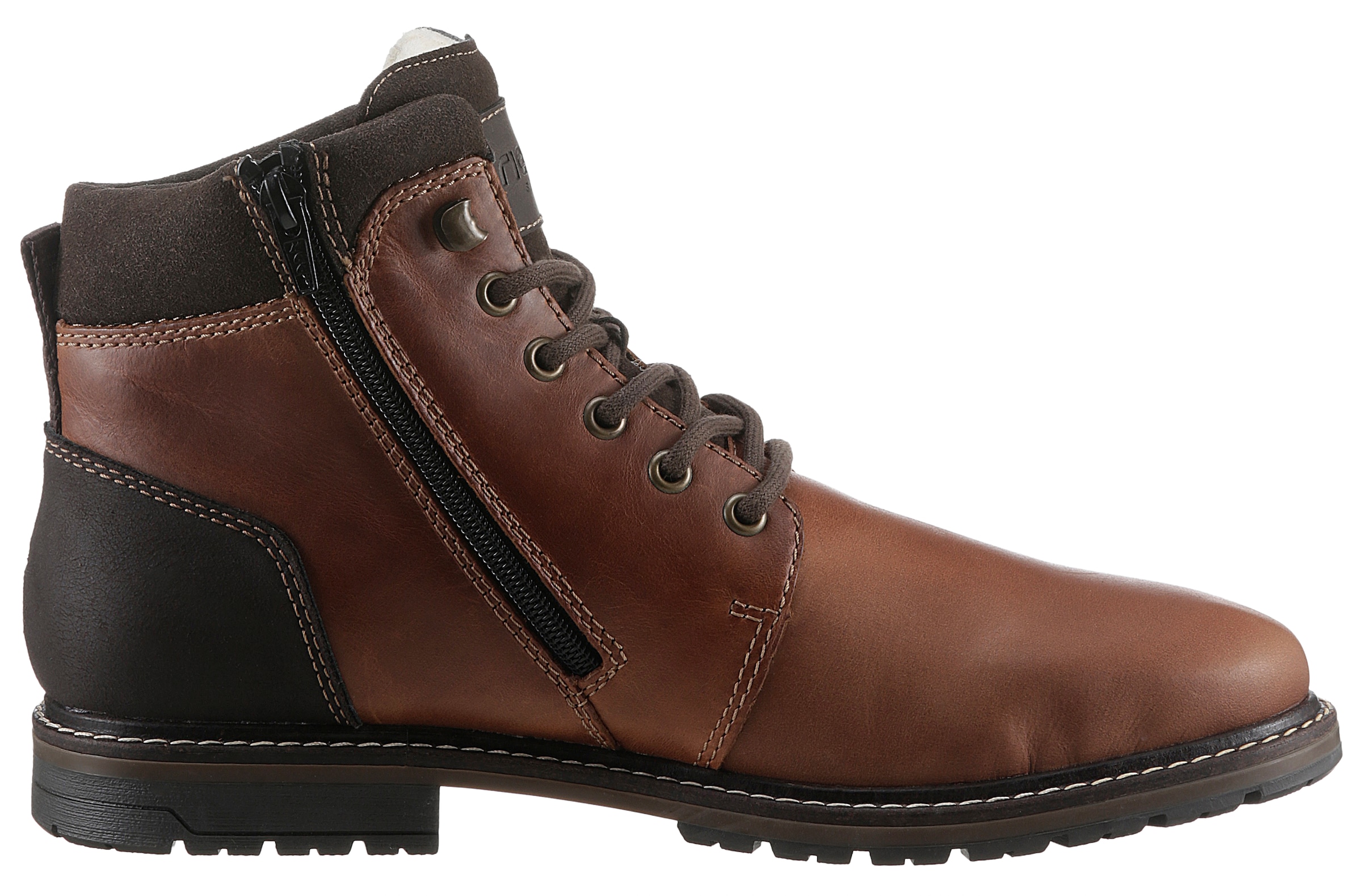 Rieker Winterstiefelette, Schnürstiefel, Business Schuh mit wasserabweisender TEX-Membran