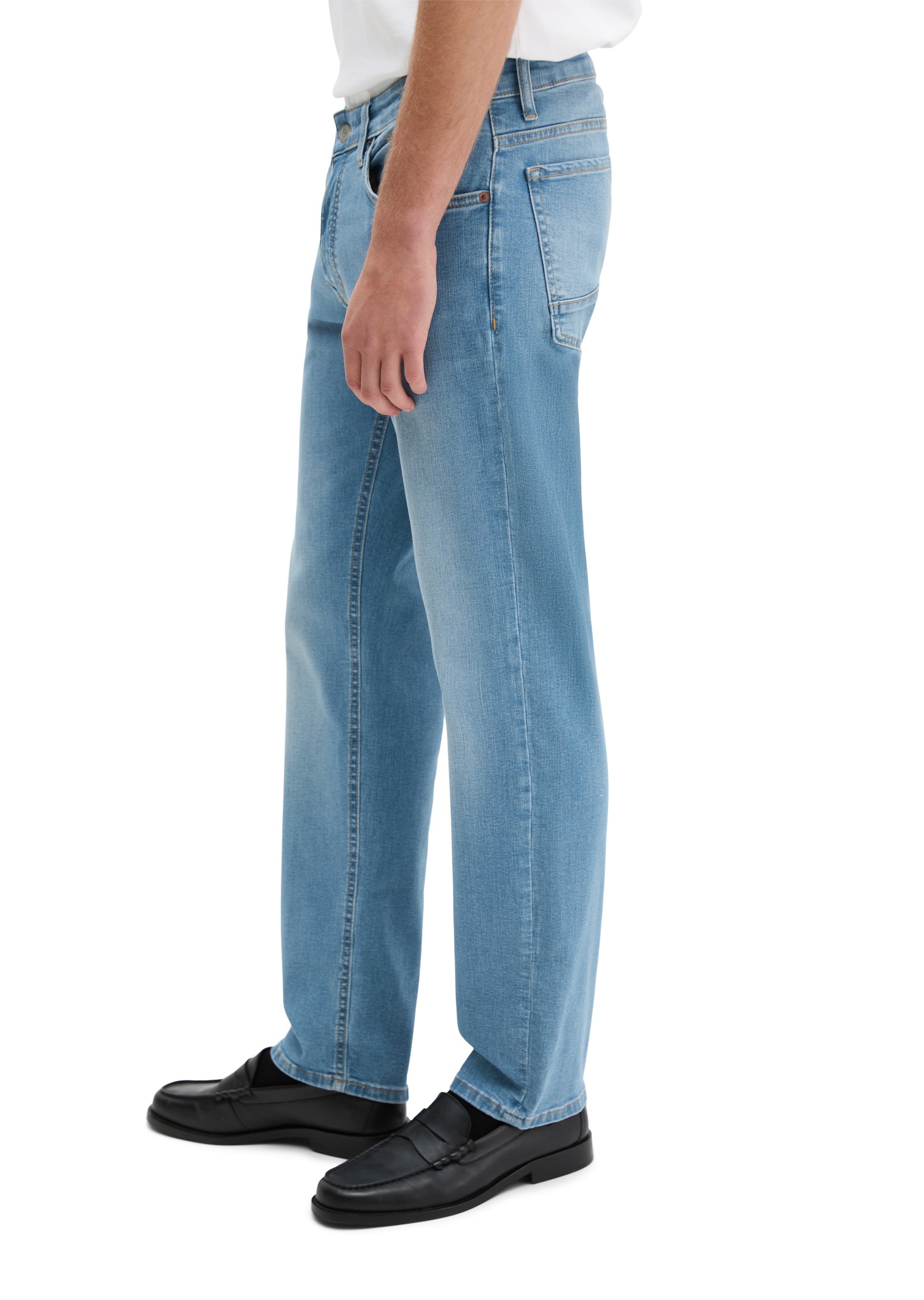 Marc OPolo Regular-fit-Jeans "aus Bio-Baumwolle-Mix" günstig online kaufen
