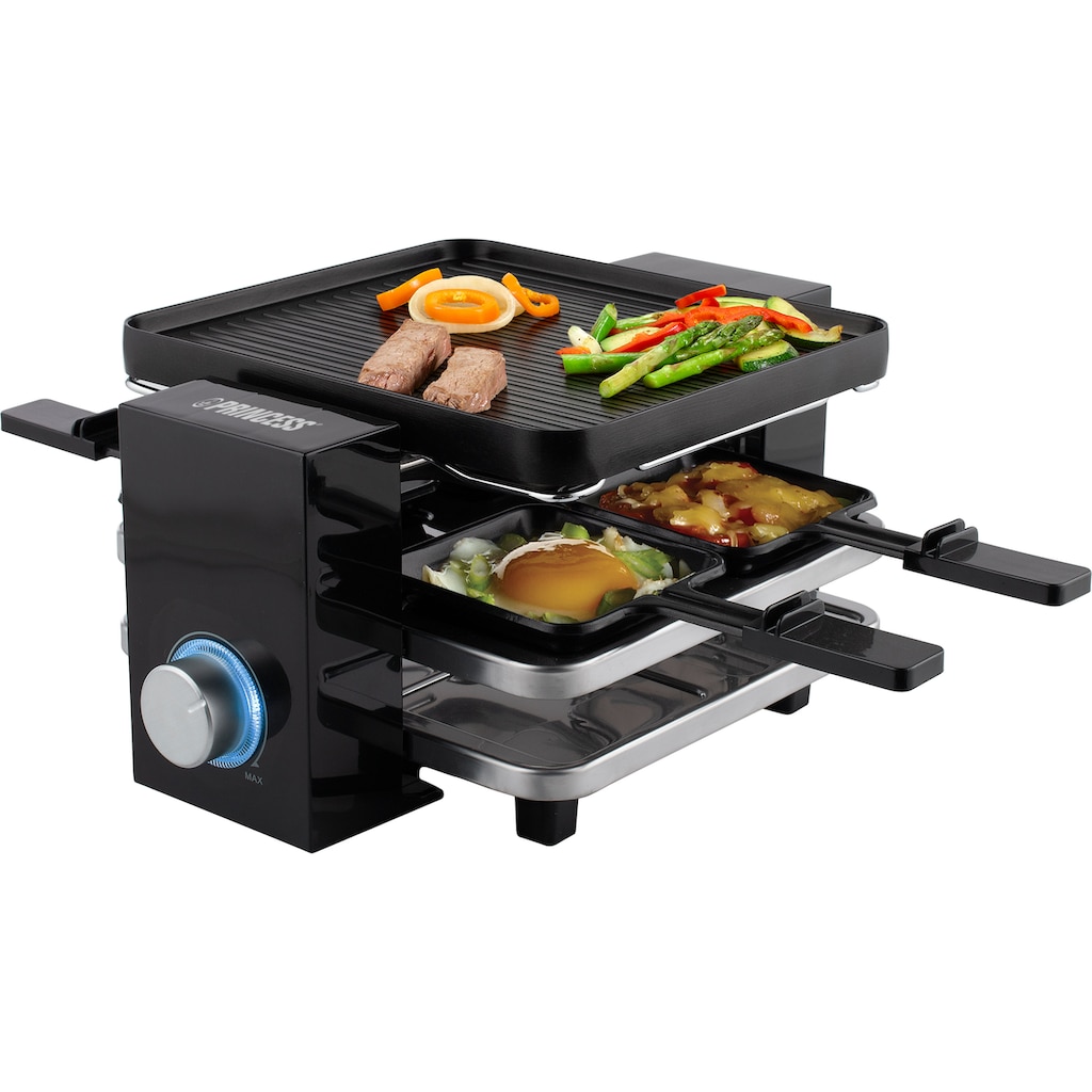 PRINCESS Raclette »162915 4«, 4 St. Raclettepfännchen, 700 W