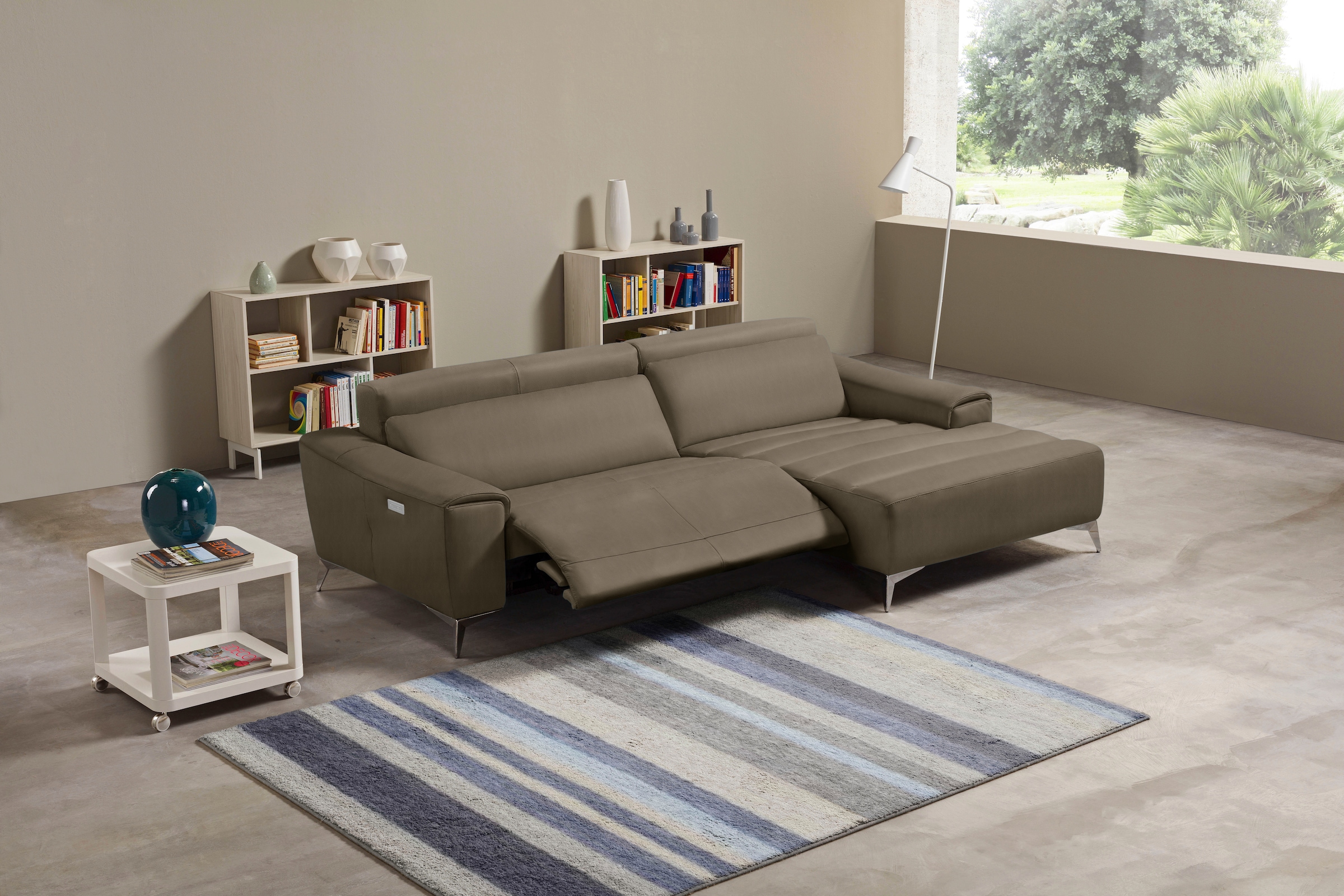 Egoitaliano Ecksofa "Suzette, Designsofa mit hohem Sitzkomfort", mit Recami günstig online kaufen