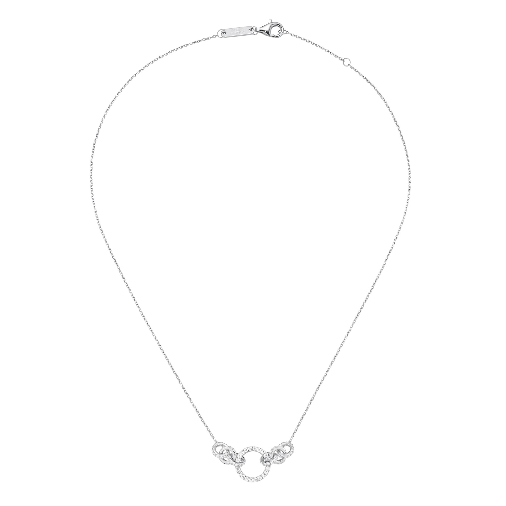 GIORGIO MARTELLO MILANO Collier »mit Zirkonia, Silber 925«